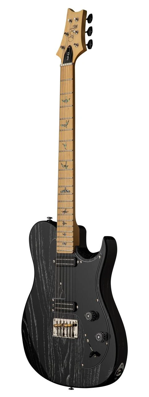 PRS SE NF 53 Electric Guitar in Black Doghair (2026) - SE NF 53 Black Dog Hair_3quarter.jpg