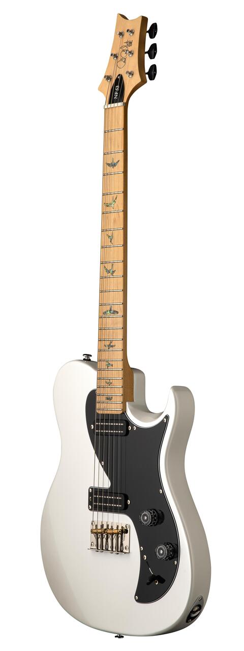 PRS SE NF 53 Electric Guitar in Pearl White (2026) - SE NF 53 Pearl White_3quarter.jpg