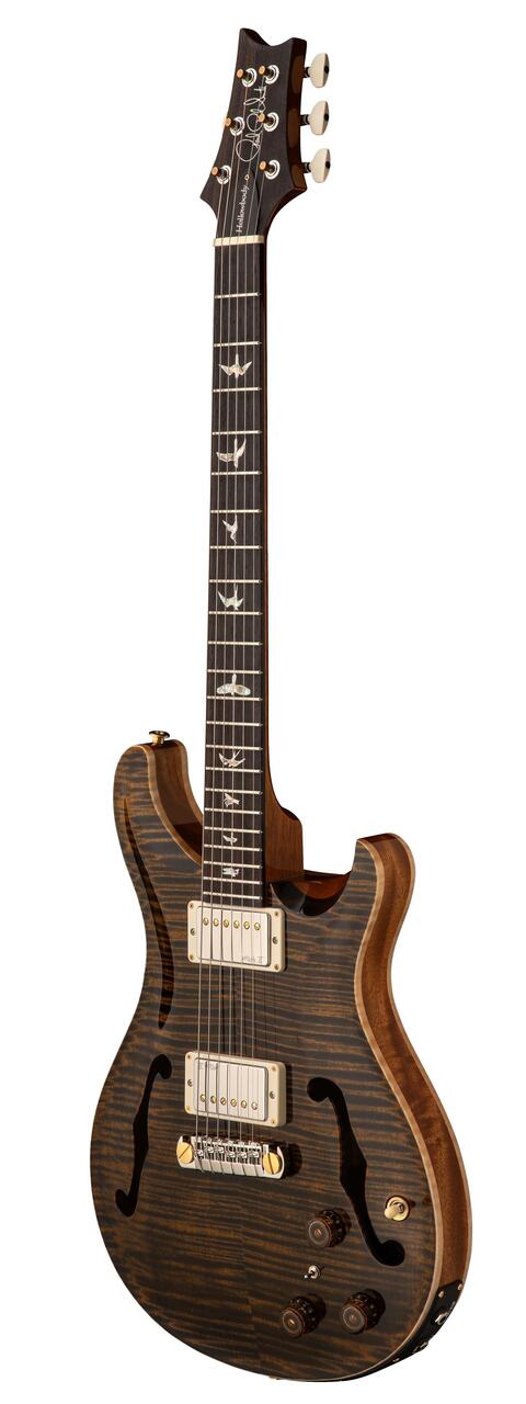 PRS Hollowbody II Piezo Electric Guitar in Tiger Eye - Hollowbody II Piezo Tiger Eye_3quarter.jpg