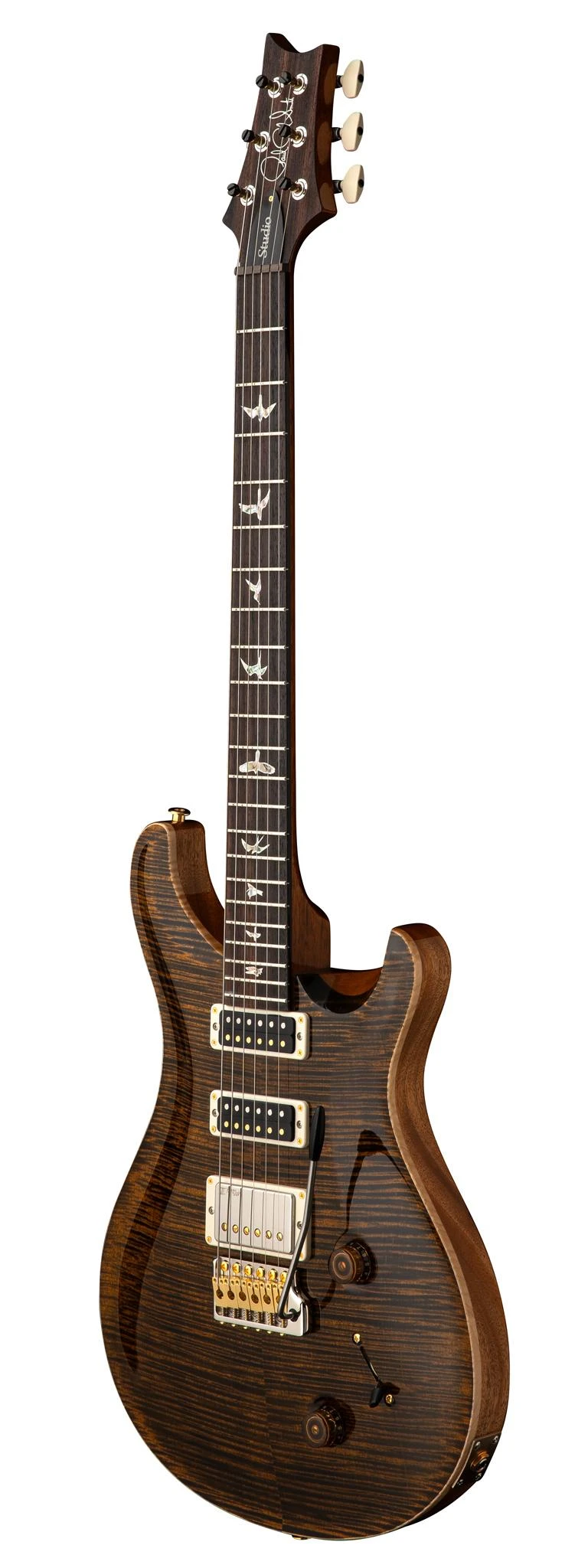 PRS Studio Electric Guitar in Tiger Eye - Studio Tiger Eye_3quarter.jpg