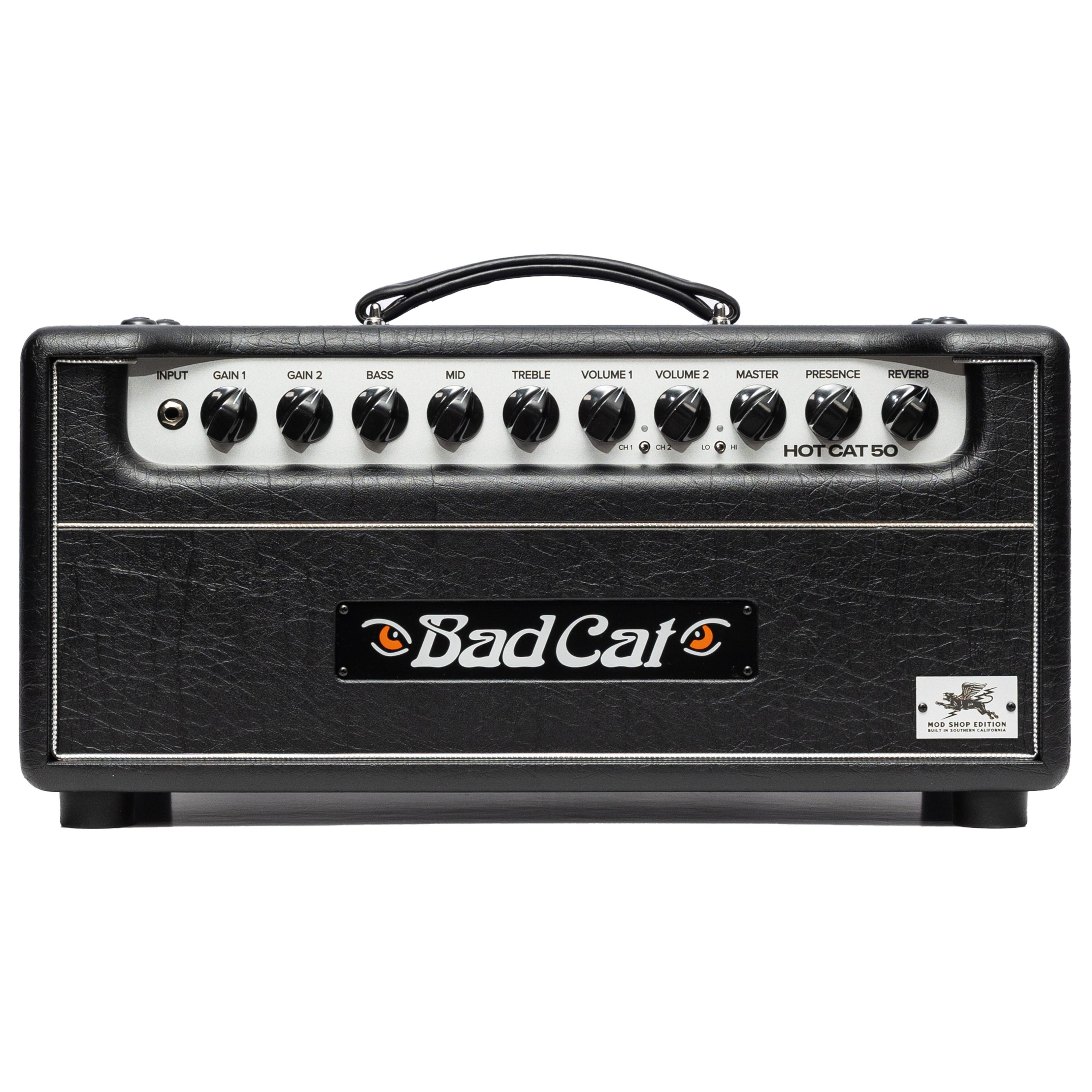 Bad Cat Mod Shop Hot Cat 50W Valve Amp Head - HC50MS-HD-Front.jpg