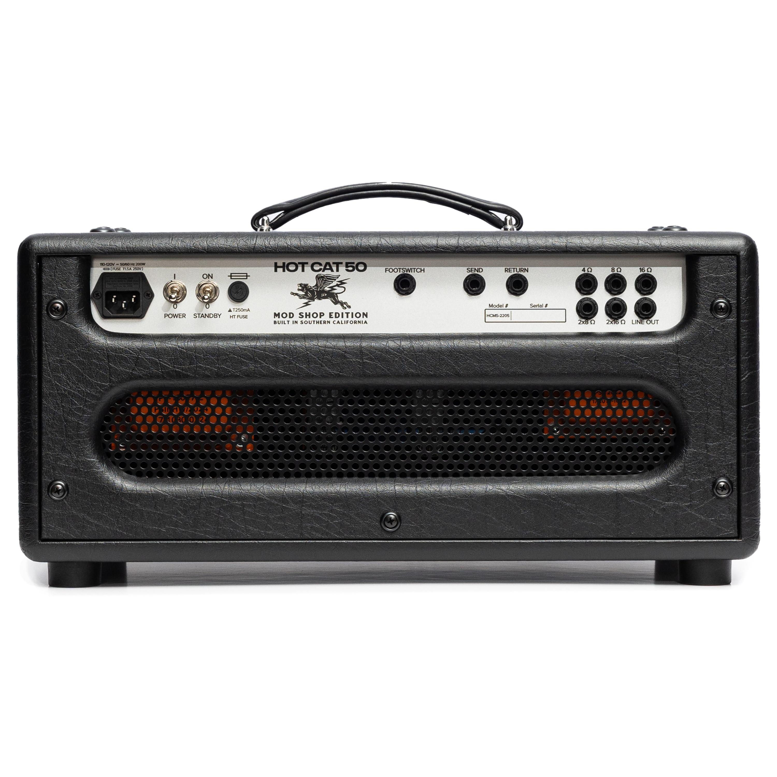 Bad Cat Mod Shop Hot Cat 50W Valve Amp Head - HC50MS-HD-Rear.jpg