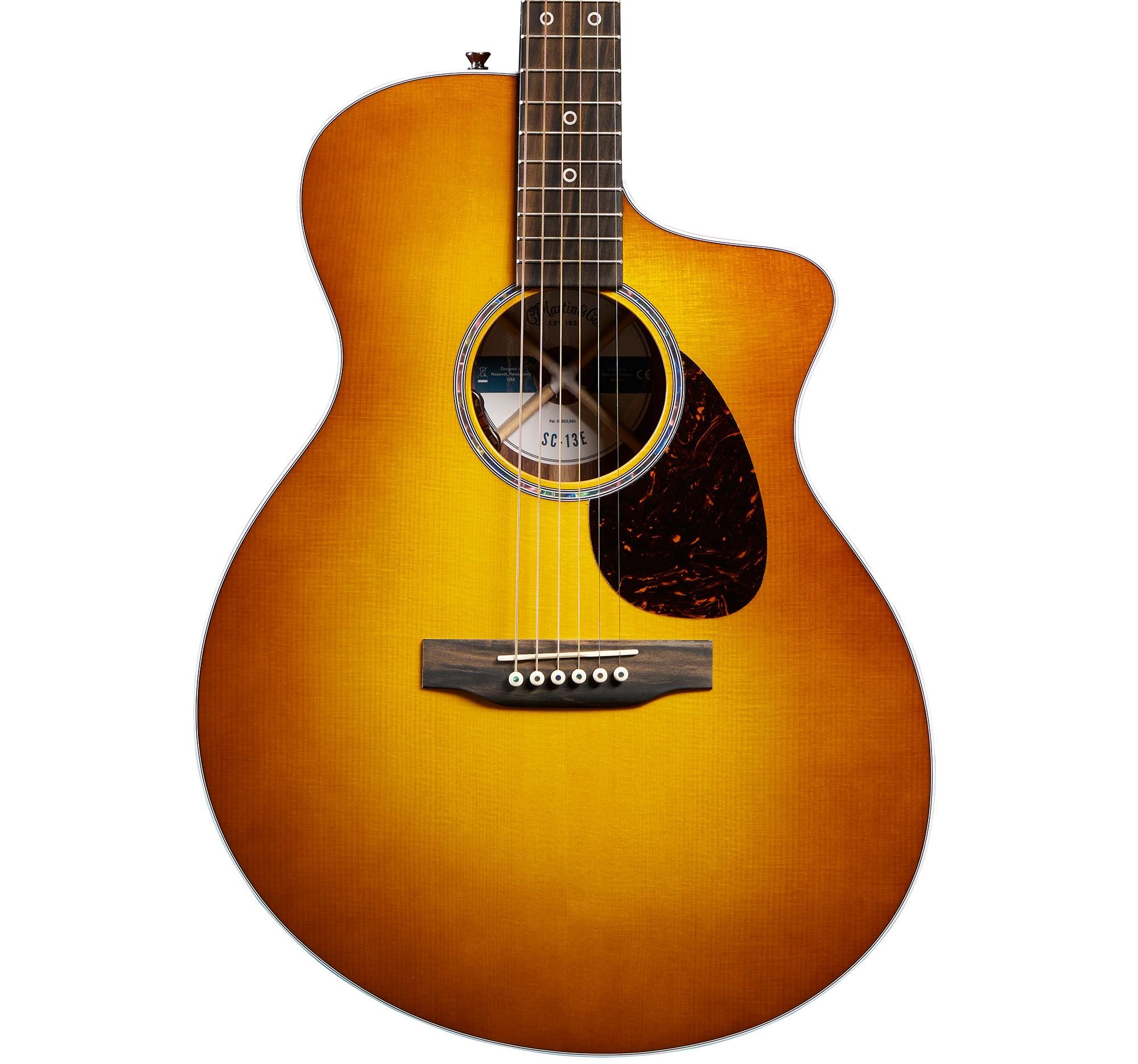 Martin Road Series SC-13E Modern Electro Acoustic Guitar in Modern Burst - 11SC13EMODBURST_Front Body.jpg