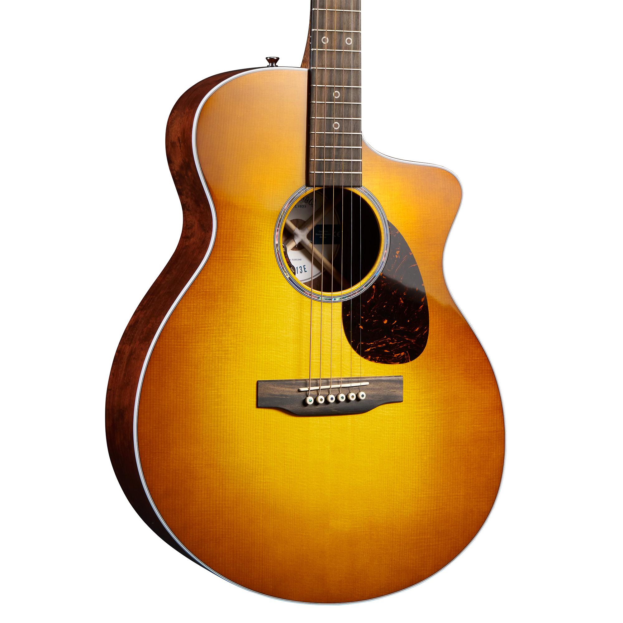 Martin Road Series SC-13E Modern Electro Acoustic Guitar in Modern Burst - 11SC13EMODBURST_Front Angle 1.jpg