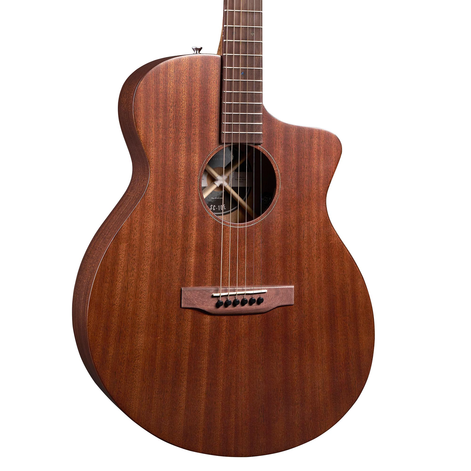 Martin Road Series SC-10E Modern Sapele Electro Acoustic Guitar - 11SC10EMODSAPELE_Front Angle 1.jpg