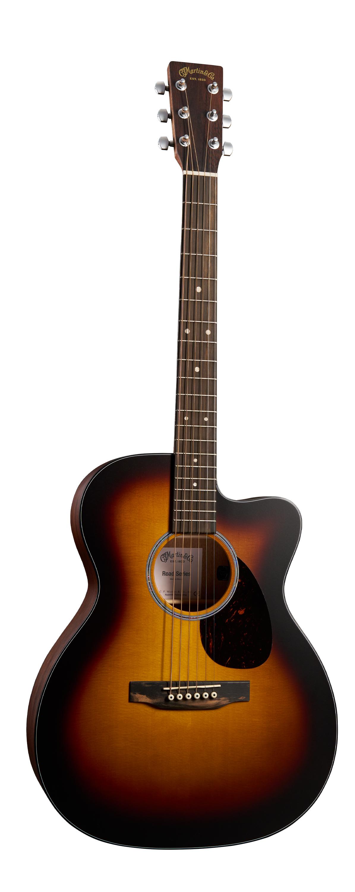 Martin Road Series OMC-10E Modern Electro Acoustic Guitar in Burst