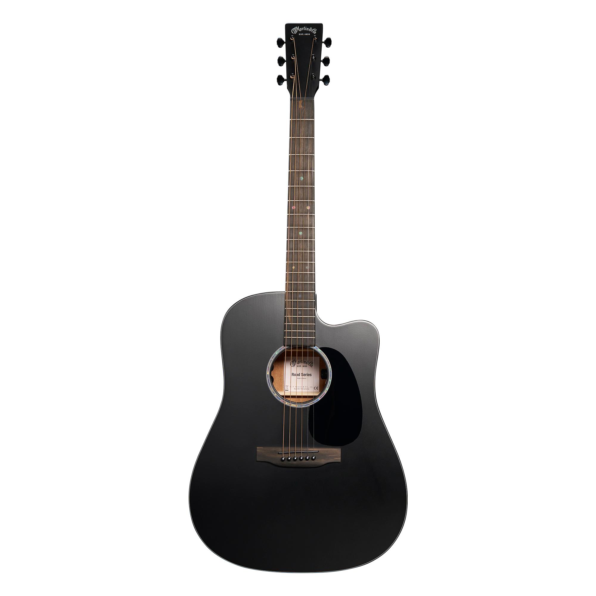 Martin Road Series DC-10E Modern Electro Acoustic Guitar in Black - 11DC10EMODBLACK_Front-Full.jpg