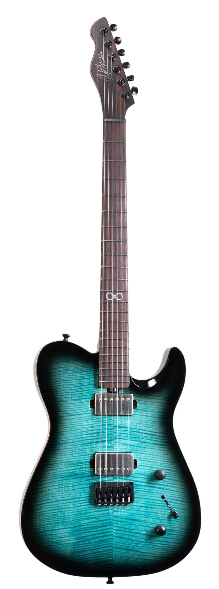 Chapman Law Maker Legacy Electric Guitar, Azure Blue - 005A6789-2.jpg