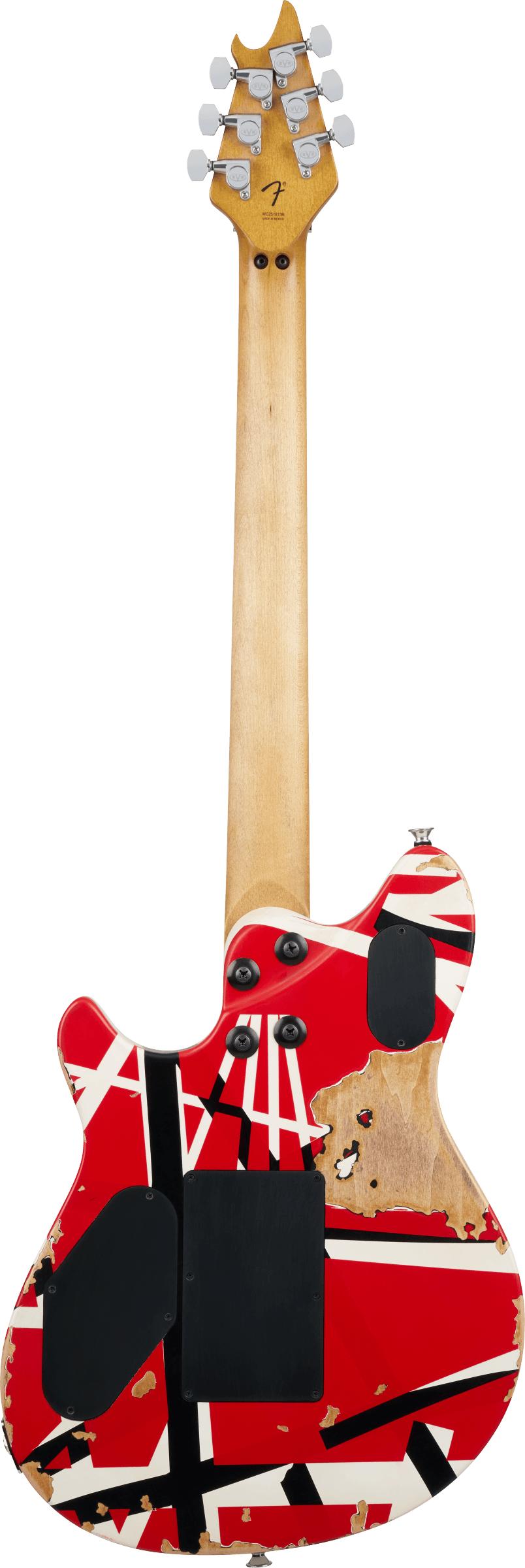EVH Limited Edition Wolfgang Special Striped Series Electric Guitar in Red Black and White Aged - 5107500315_evh_ins_bck_1_rl.jpg