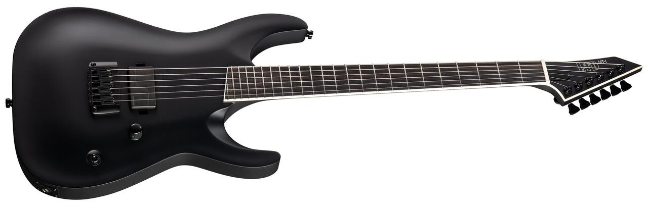 ESP LTD Mick Thomson Signature MT-I Electric Guitar in Black Satin - MT-I_BLKS_ANGLED_compressed.jpg