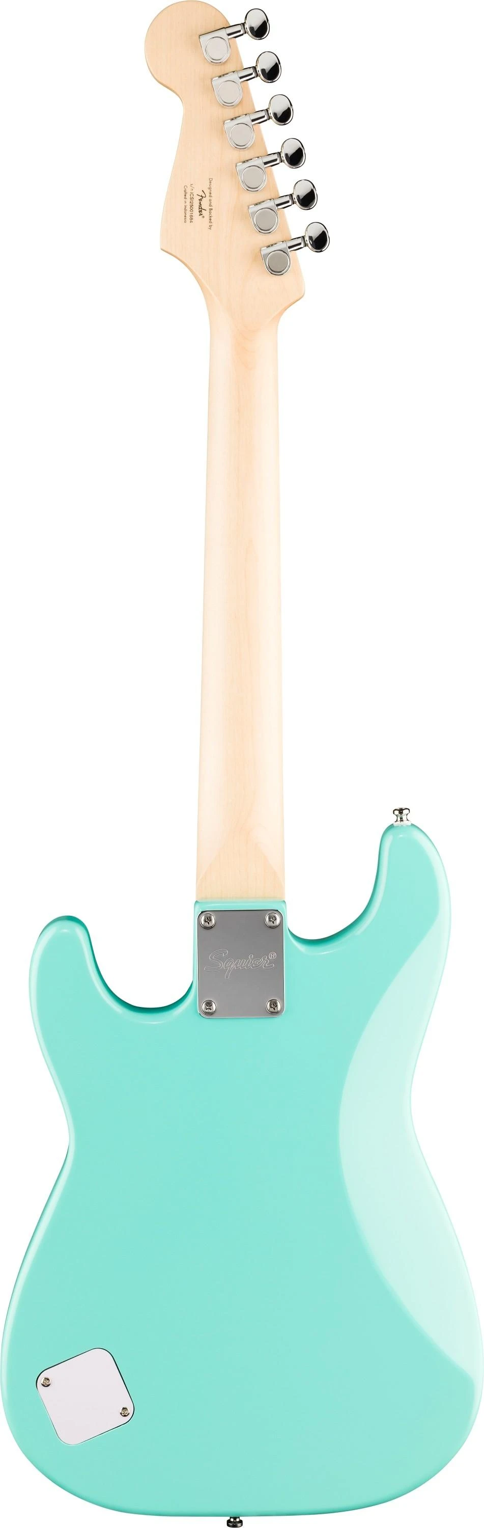 Squier Mini Stratocaster Electric Guitar in Sea Foam Green - 0370122549_2.jpg