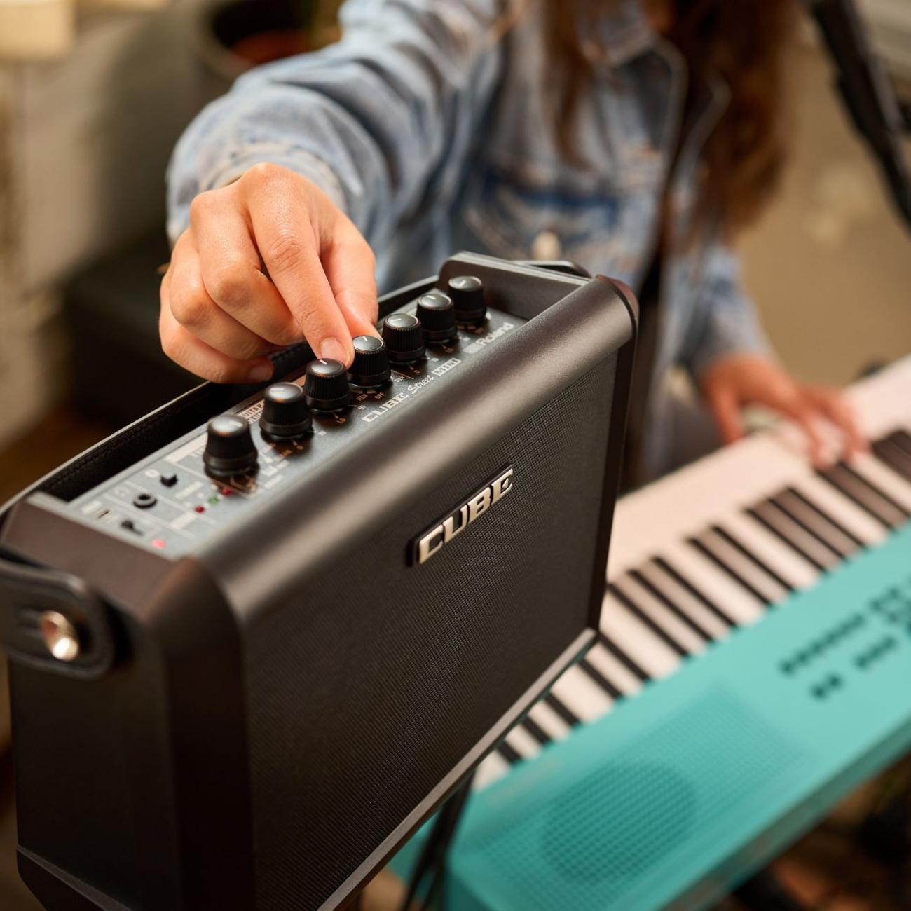 Roland CUBE Street Mini Multi-Instrument Battery Amp - CUBE-ST-MI-Musician.jpg