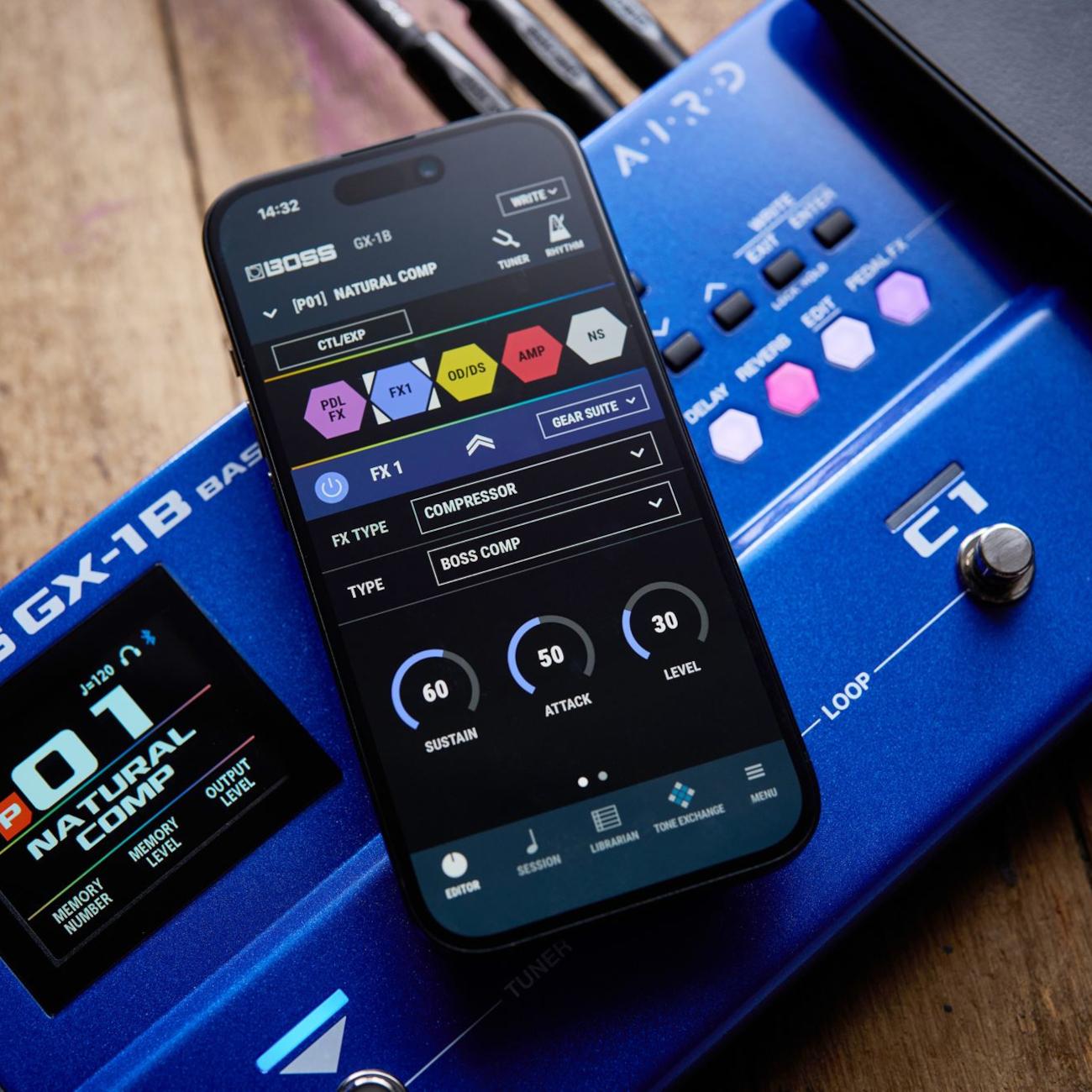 Boss GX-1B Bass Effects Processor - Andertons Music Co.