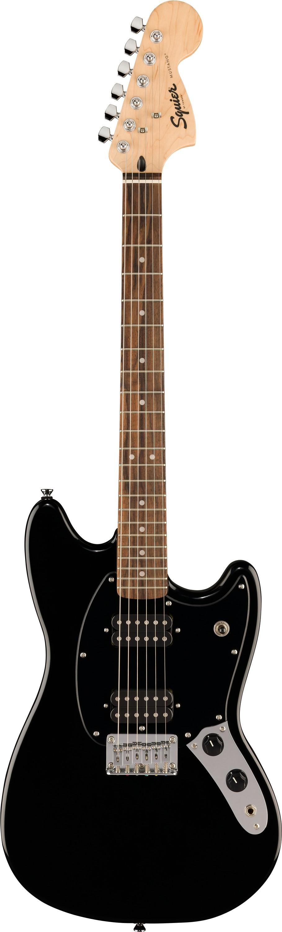Squier Sonic Mustang HH Electric Guitar in Black - 0373701506_1.jpg