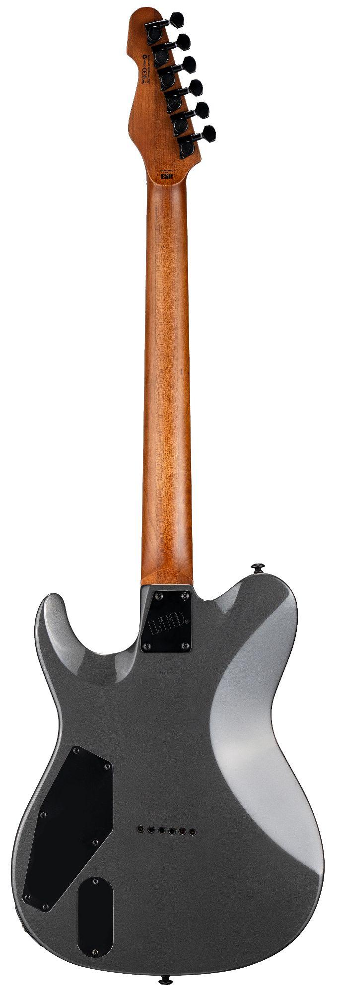 ESP LTD TH-400 Electric Guitar in Charcoal Metallic - TH-400HT_CHM_BACK_compressed.jpg