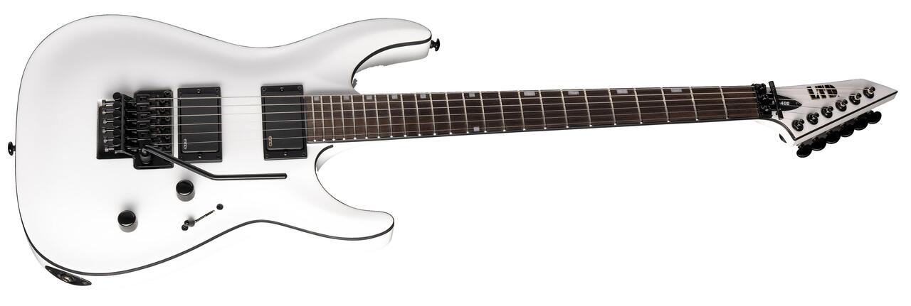 ESP LTD MH-400 Electric Guitar in Snow White - MH-400_SW_ANGLED_compressed.jpg
