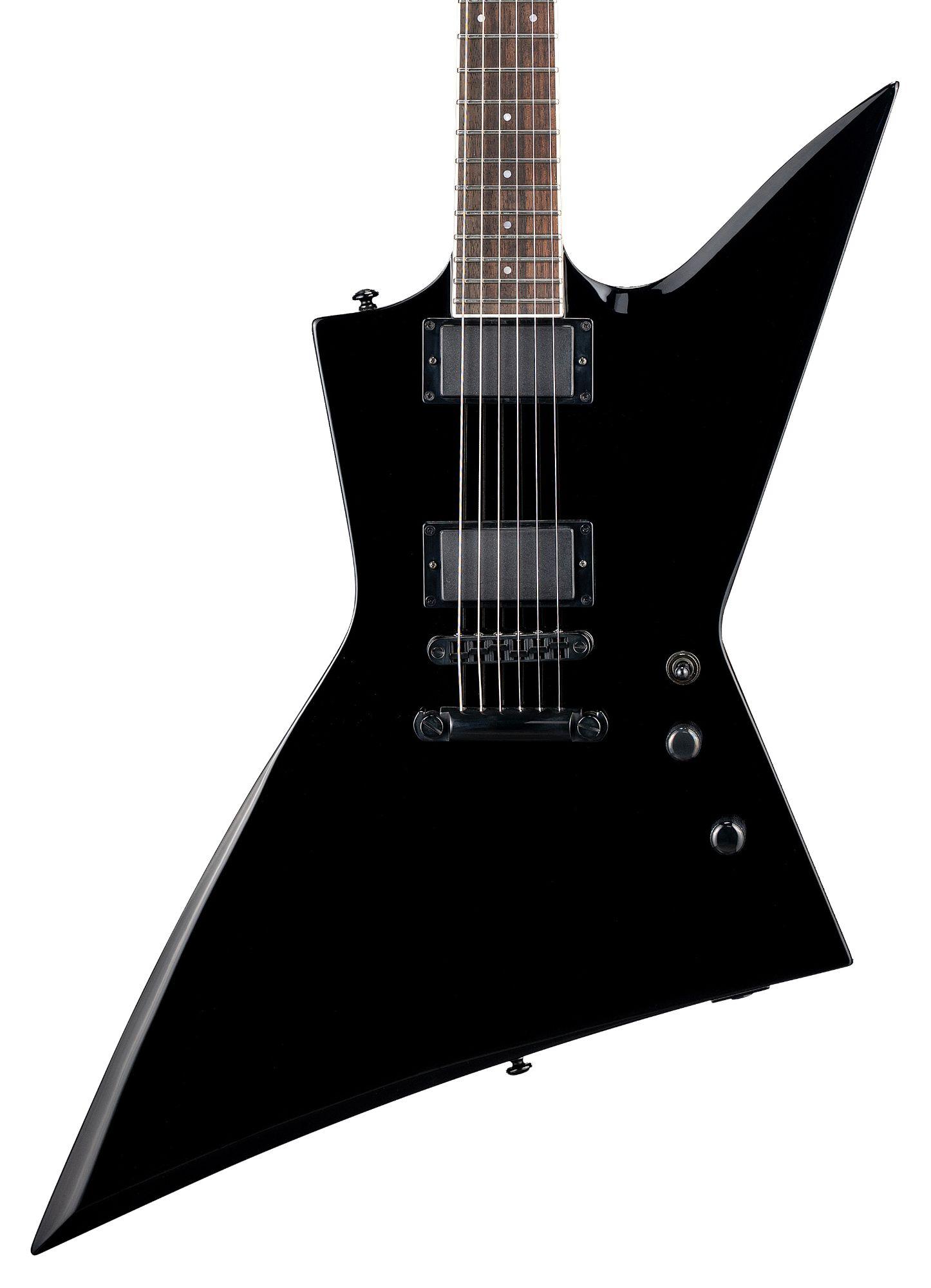 ESP LTD EXL-200 Electric Guitar in Black - EXL-200_BLK_FRONT-hero_compressed.jpg