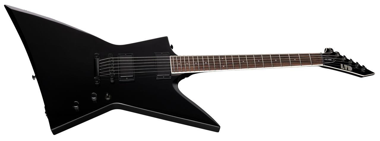 ESP LTD EXL-200 Electric Guitar in Black - EXL-200_BLK_ANGLED_compressed.jpg