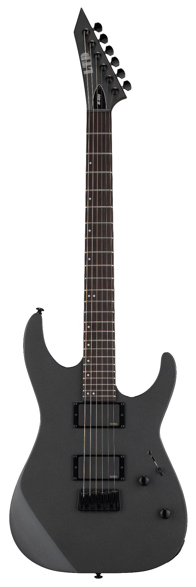 ESP LTD M-400HT Electric Guitar in Charcoal Metallic - M-400HT_CHM_FRONT_compressed.jpg