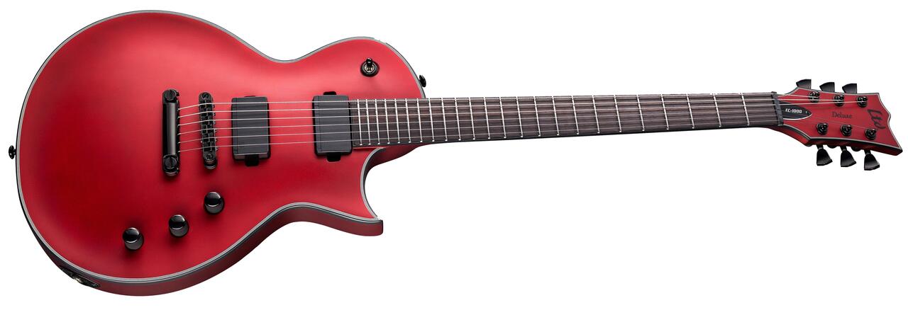 ESP LTD EC-1000 Electric Guitar in Candy Apple Red Satin - EC-1000_CARS_ANGLED.jpg
