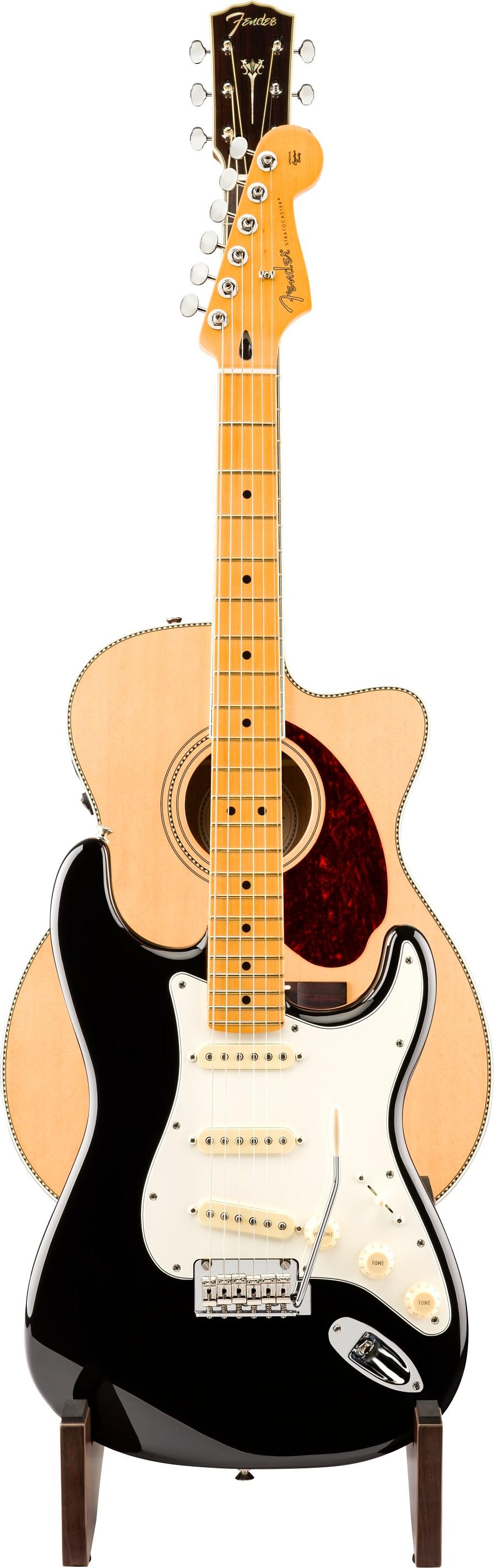 Fender Deluxe Wooden 2-Tier Multi Guitar Stand - 0991829003_4.jpg