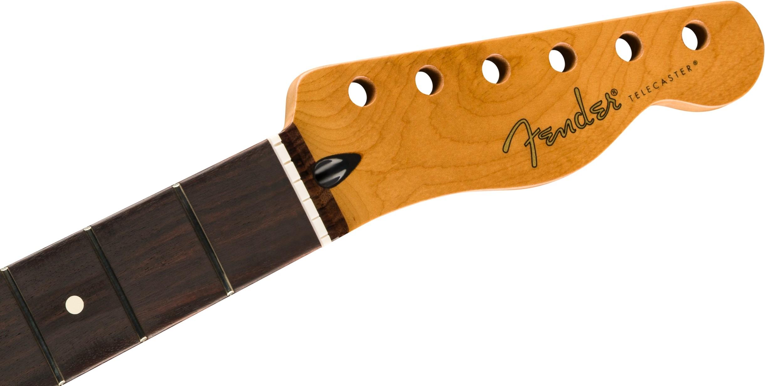 Fender Satin Roasted Maple Fat Telecaster Neck Rosewood U Shape - 0990360920_3.jpg