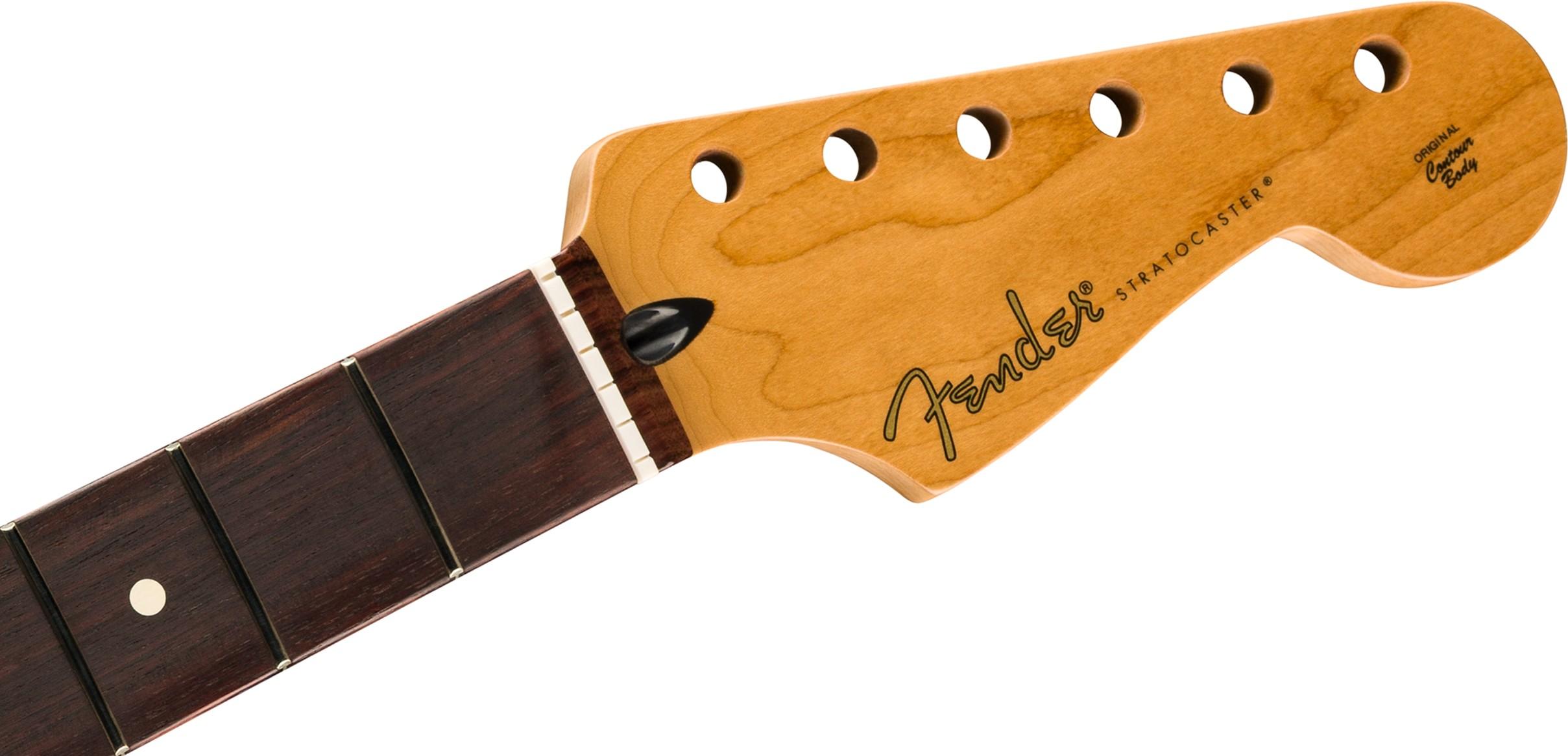 Fender Satin Roasted Maple Fat Stratocaster Neck Rosewood U Shape - 0990460920_3.jpg
