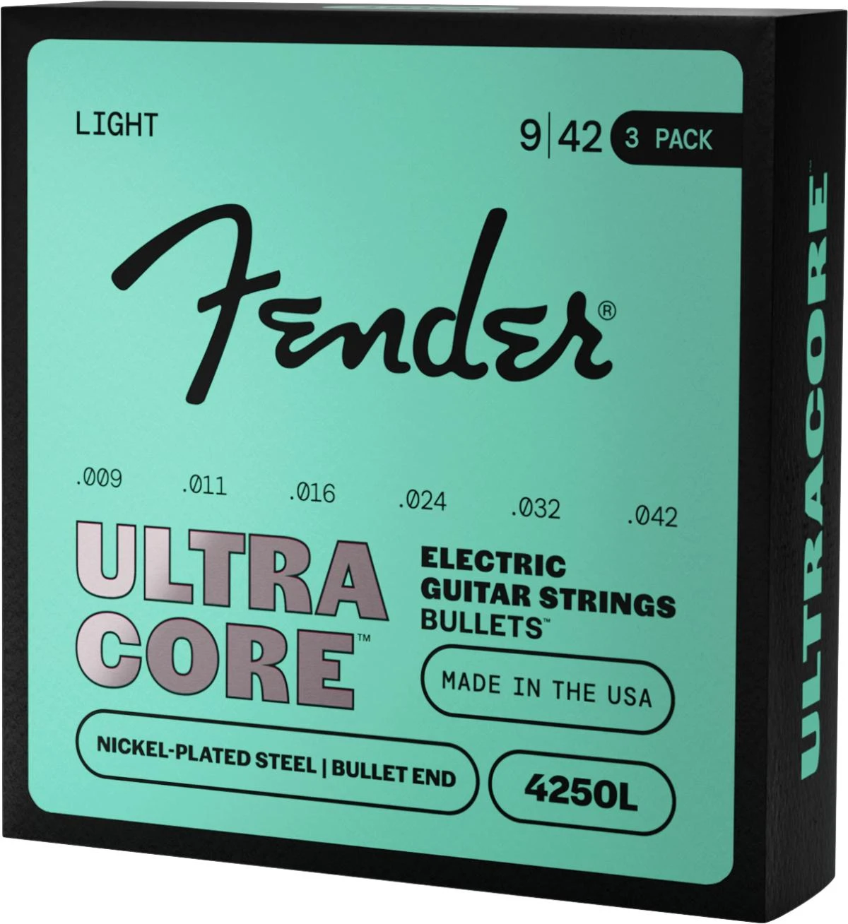 Fender UltraCore Bullets 4250 Nickel-Plated Steel Guitar Strings 9-42 (3-Pack) - 0733250603-2.jpg