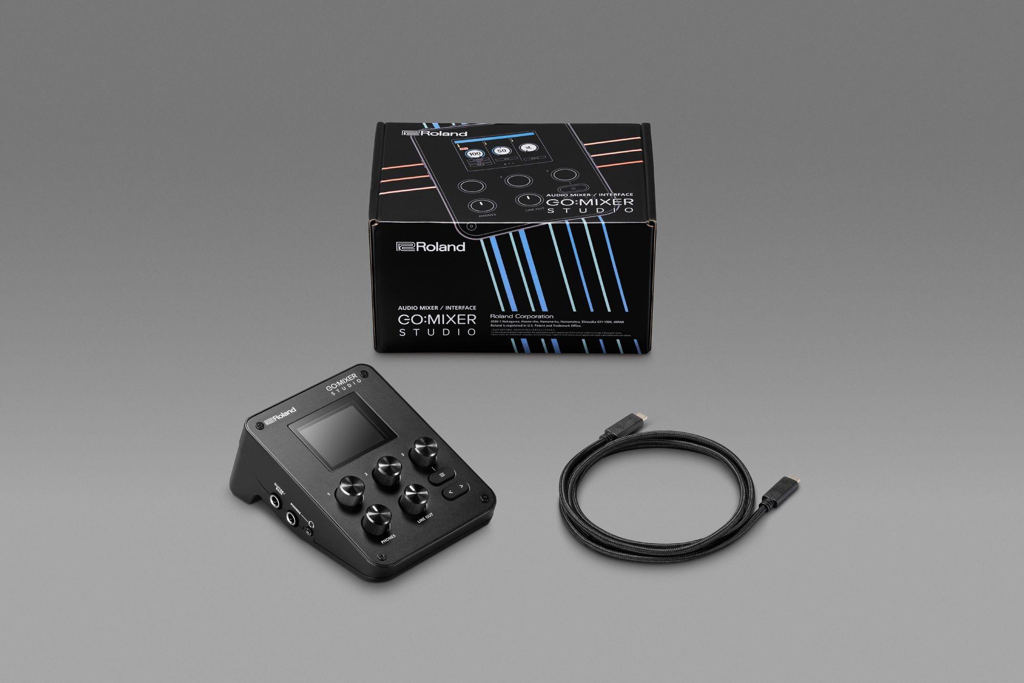 【未使用・未開封】Roland GO:MIXER STUDIO Roland GO:MIXER STUDIO Mixer + Audio Interface - Andertons Music Co.