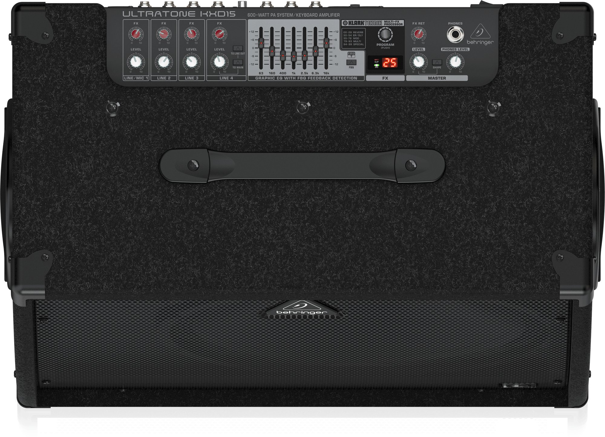 Behringer Ultratone KXD15 600-Watt 4-Channel PA System / Keyboard Amplifier - 539850-1663663474232.jpg