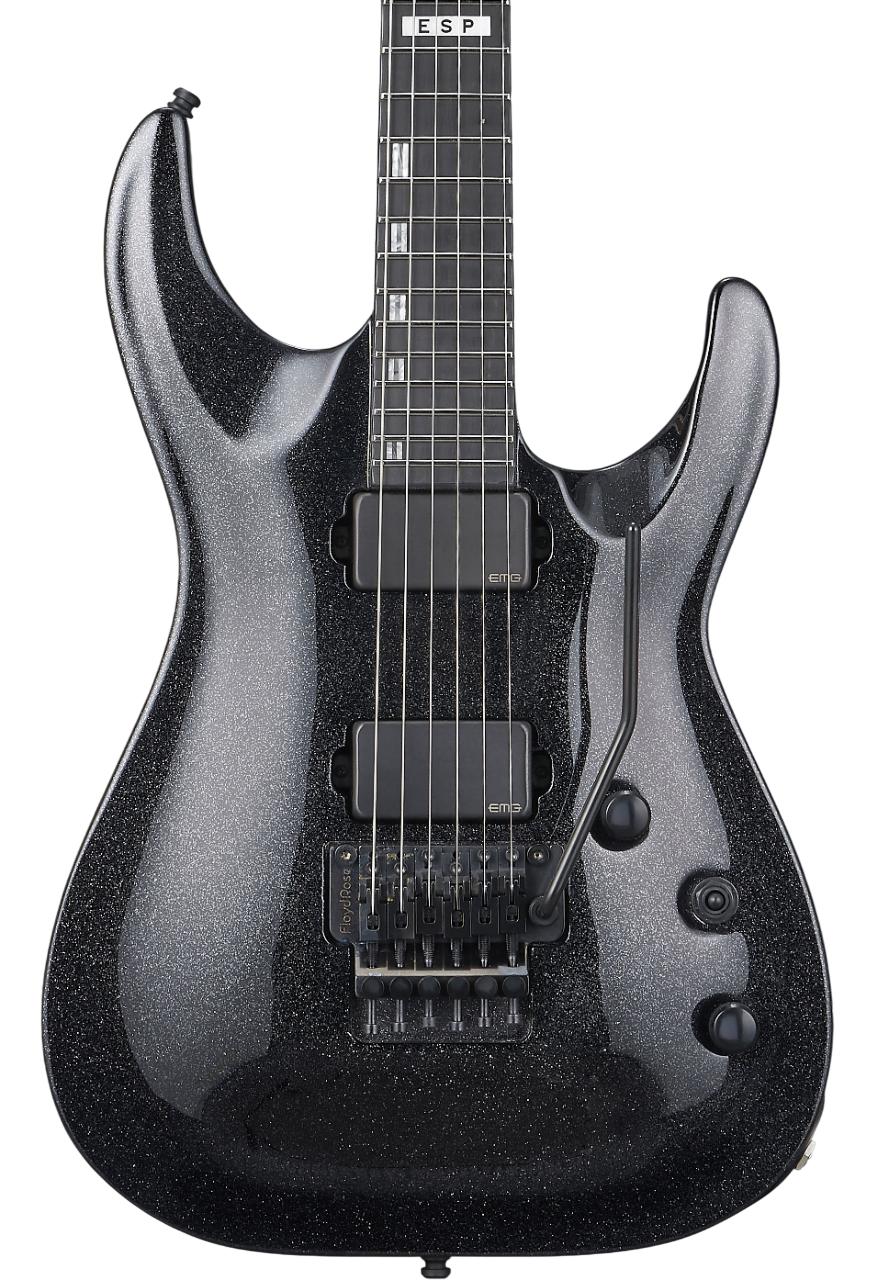 ESP E-II Horizon FR-II Electric Guitar in Gun Metallic Black