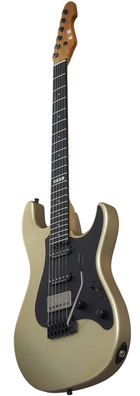 ESP E-II SN-III Snapper Electric Guitar in Champagne Gold Satin - 10024217-Angle.jpg