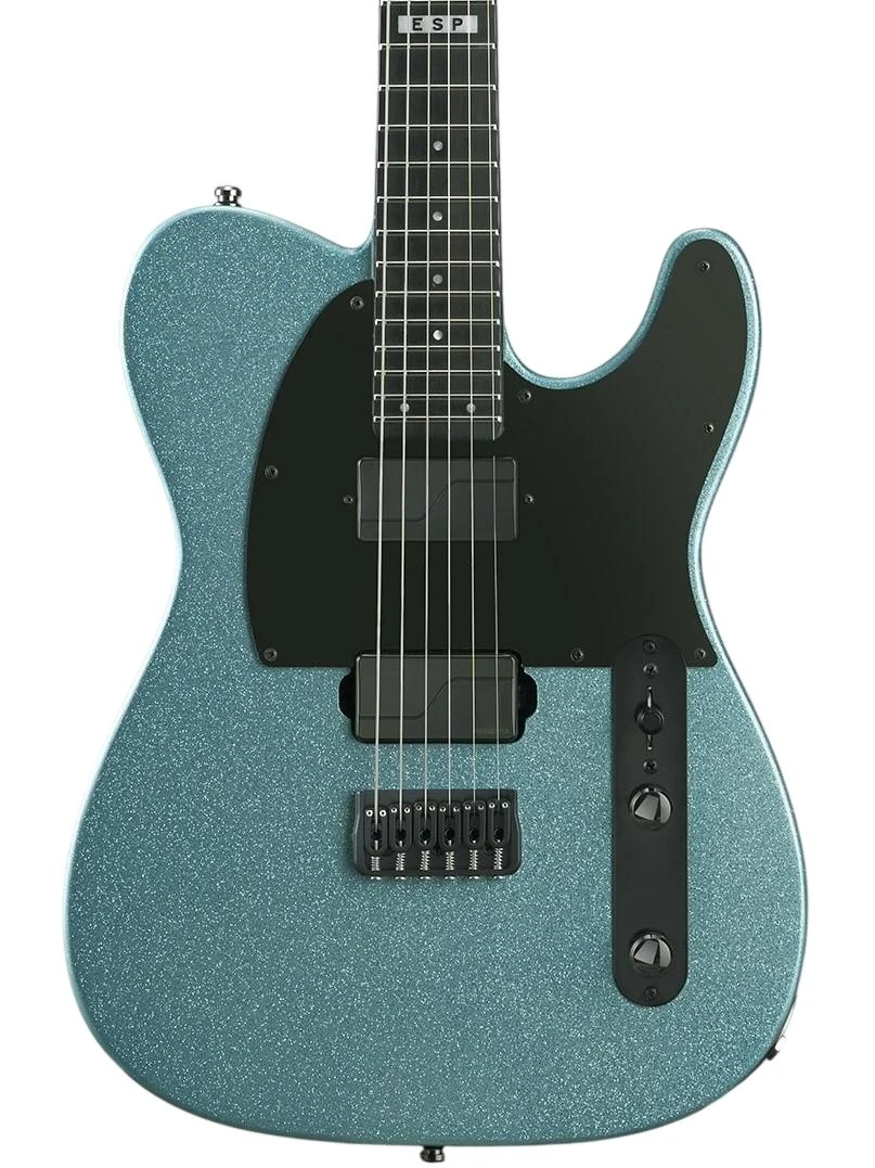 ESP E II T-6 Electric Guitar in Ice Blue Sparkle Satin - 10024219-Body.jpg