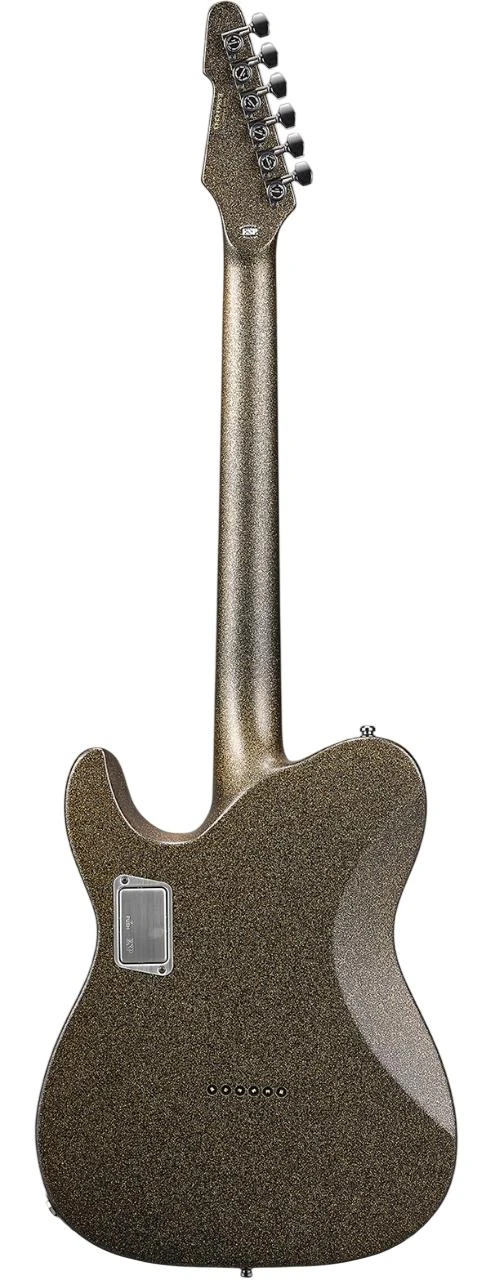 ESP E II T-6 Electric Guitar in Pale Gold Sparkle Satin - 10024220-Back.jpg