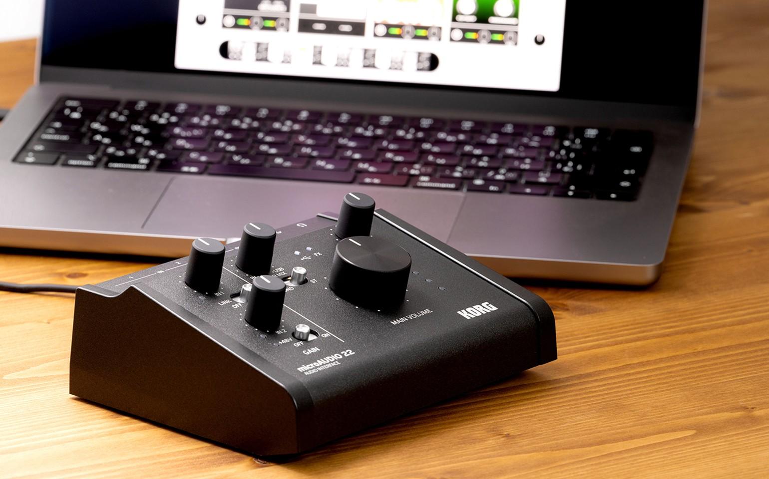 Korg microAUDIO 22 Audio interface - MICROAUDIO22_5.jpg
