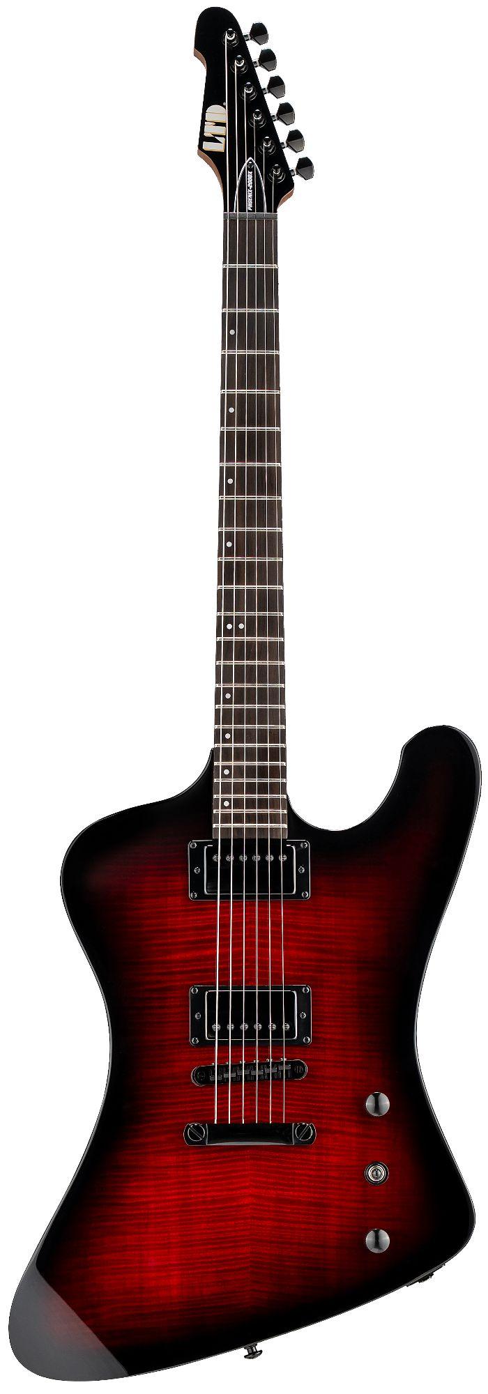 ESP LTD PHOENIX-200DX Electric Guitar in Red Burst - PHOENIX-200DX_REDB_FRONT_compressed.jpg