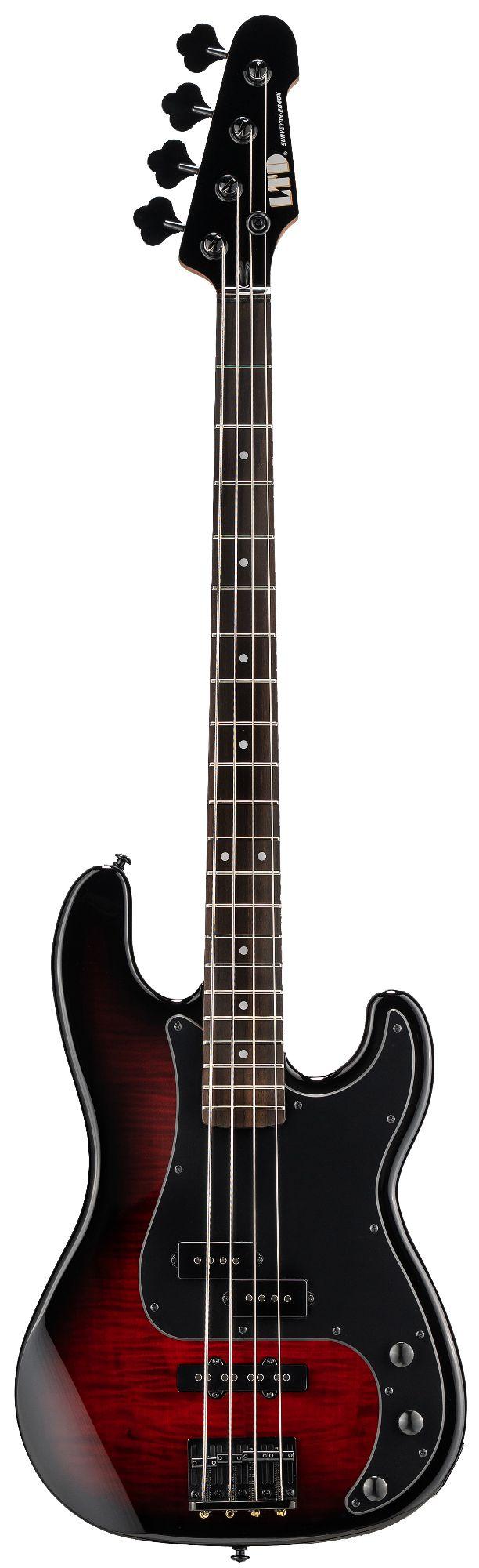 ESP LTD SURVEYOR-204DX Bass Guitar in Red Burst - SURVEYOR-204DX_REDB_FRONT_compressed.jpg