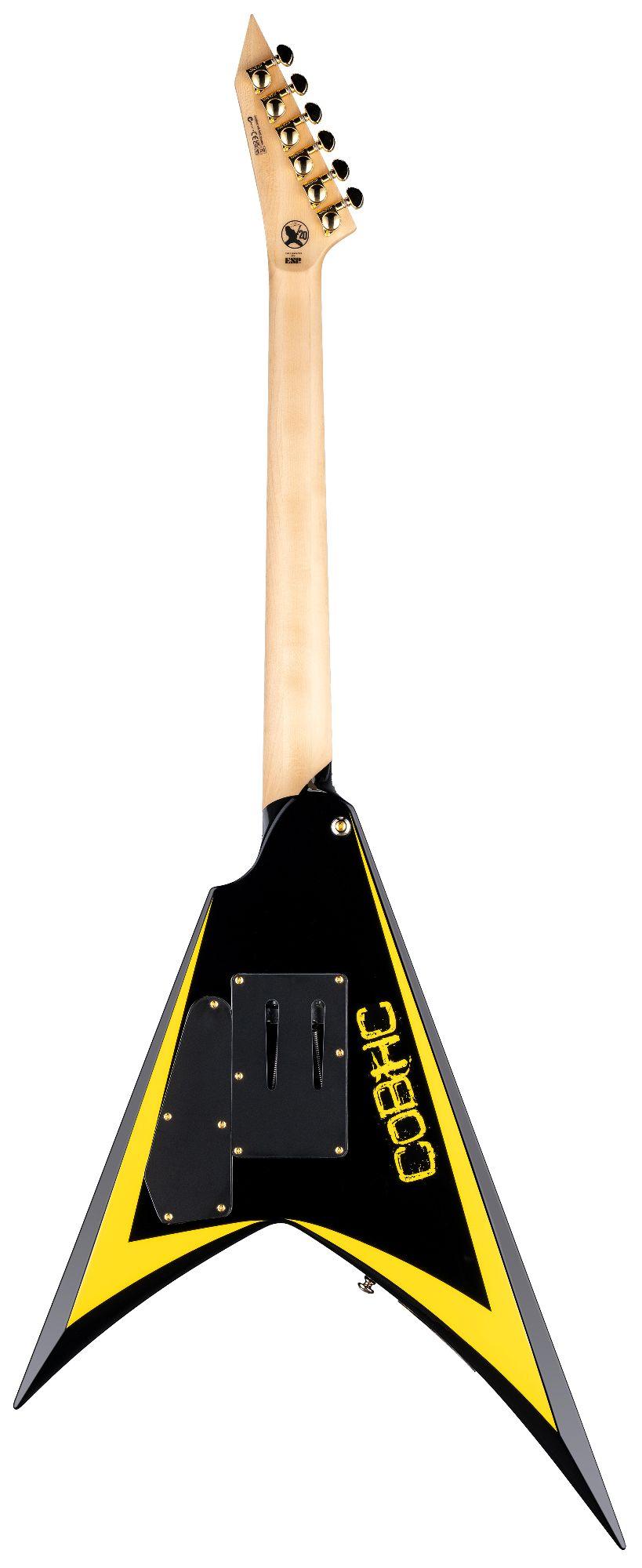 ESP LTD Alexi Laiho Arrowhead SE 20TH Anniversary Electric Guitar in Black - ALEXI ARROWHEAD SE_BACK_compressed.jpg