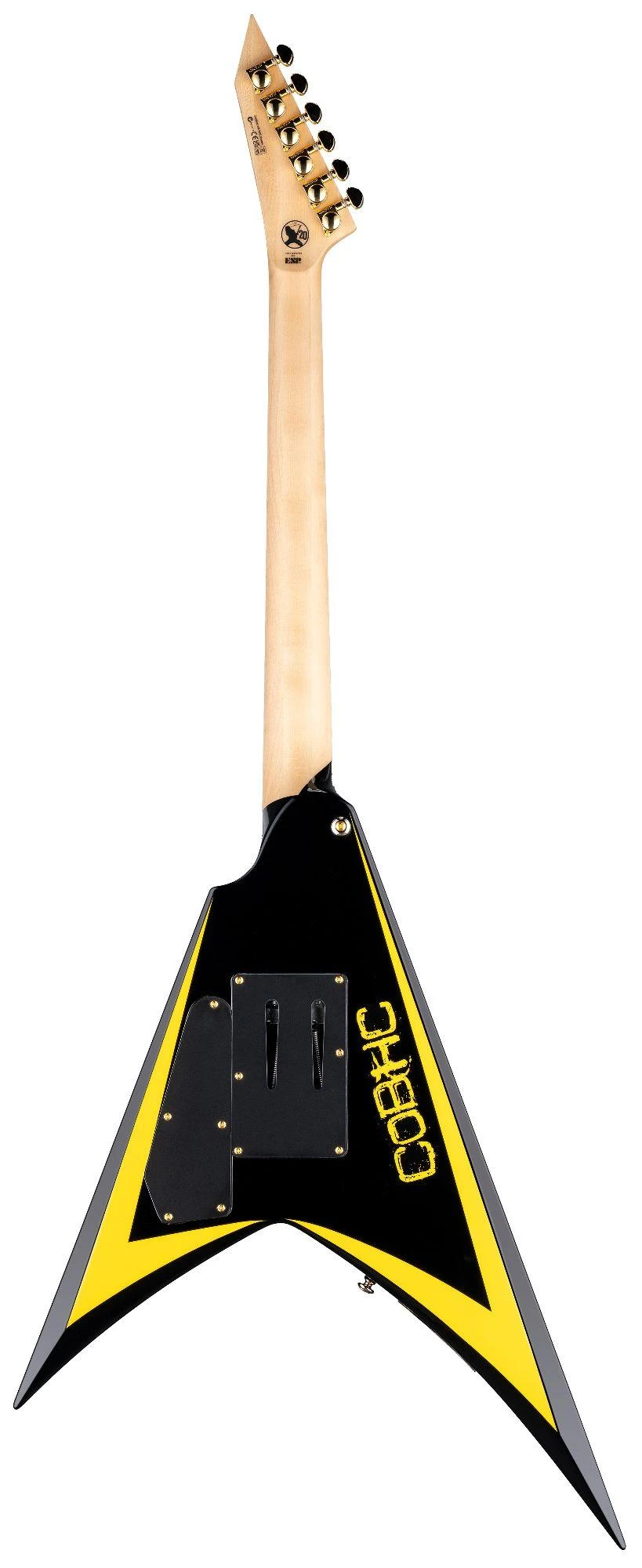 ESP LTD Alexi Laiho Arrowhead SE 20TH Anniversary Electric Guitar in Black - ALEXI ARROWHEAD SE_BACK_compressed.jpg