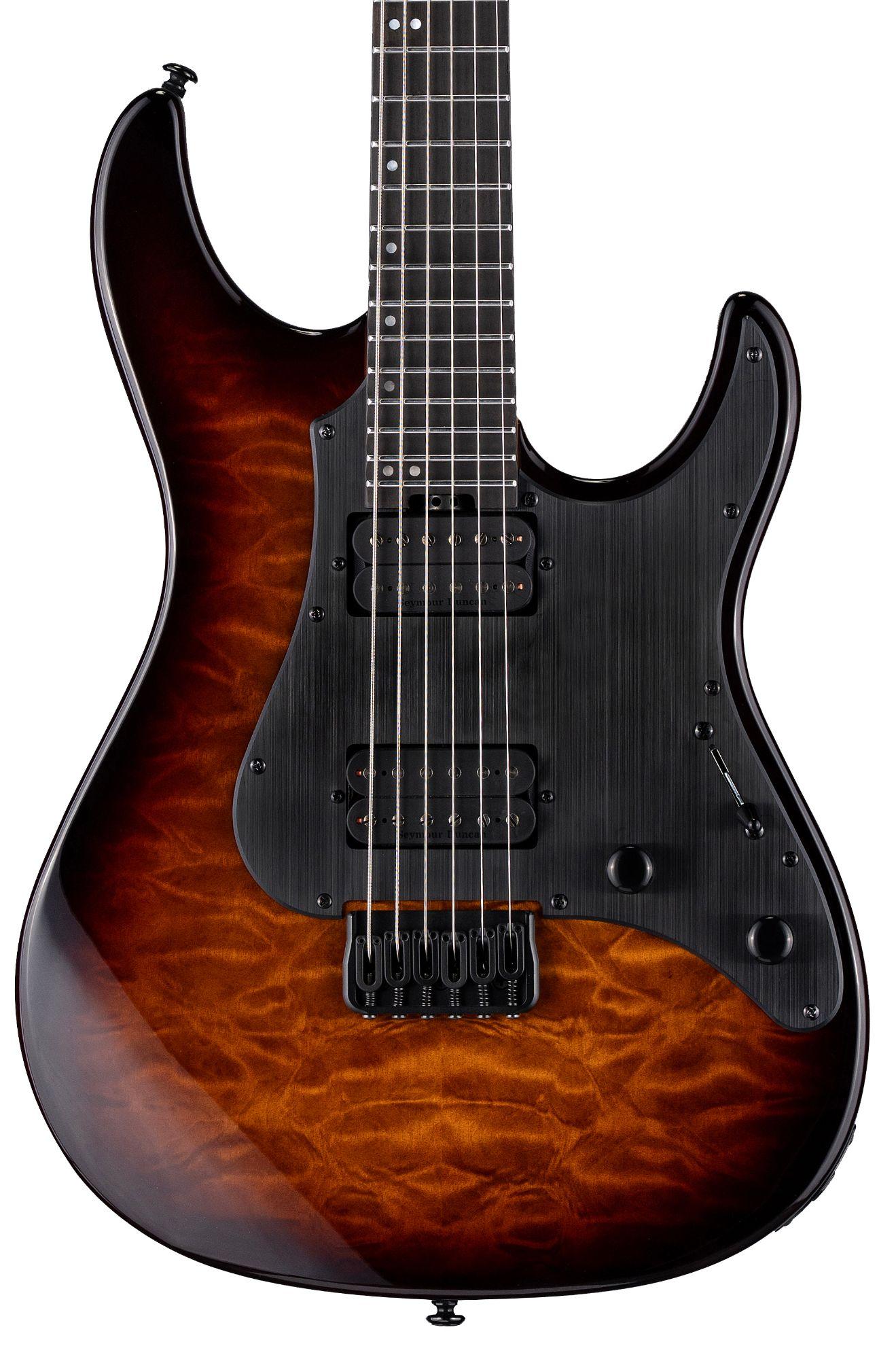 ESP LTD SN-1000 HT Electric Guitar in Dark Brown Sunburst