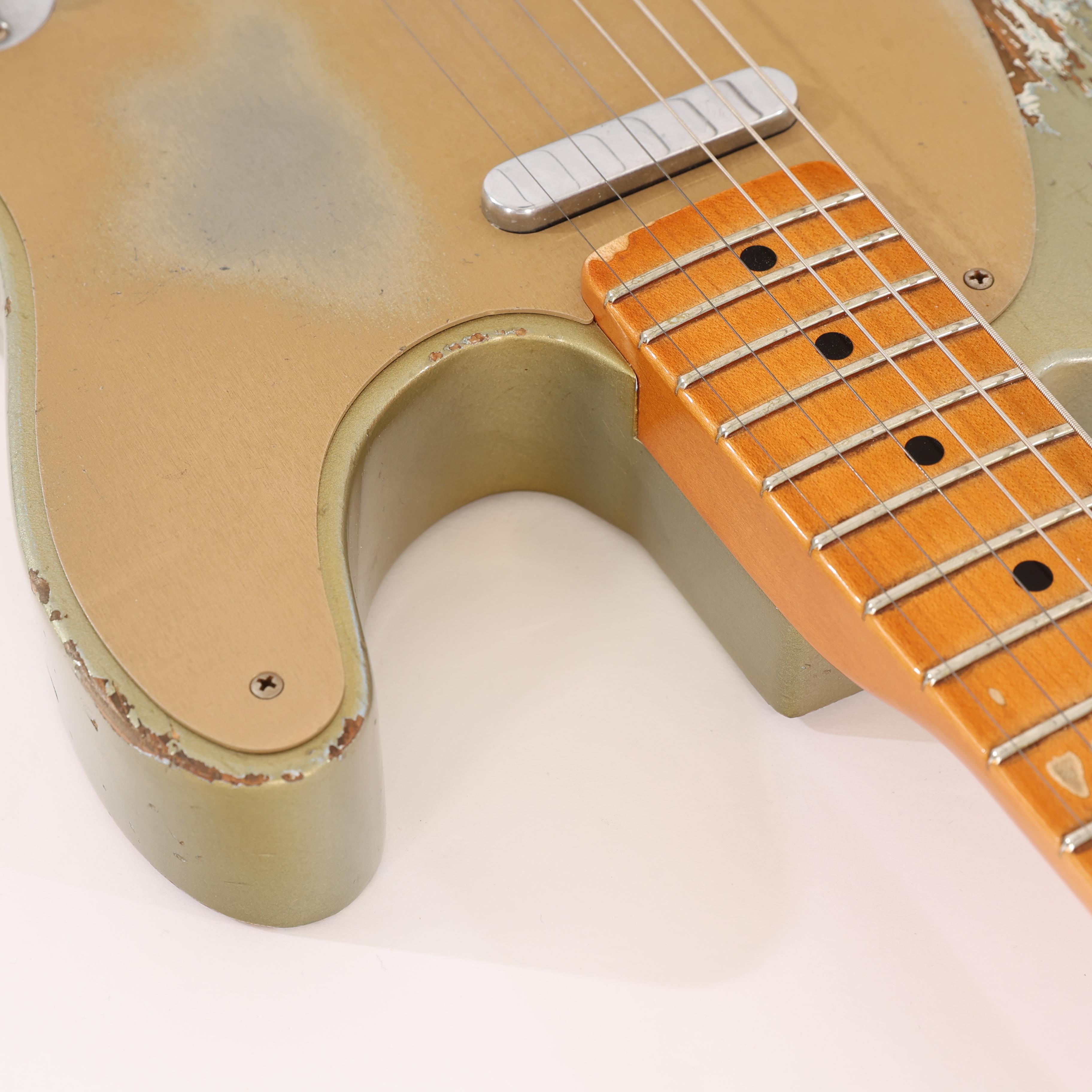 Second Hand Fender Custom Shop Levi Perry Telecaster in Faded Aged Ice Blue - SOR01853 (14).jpg