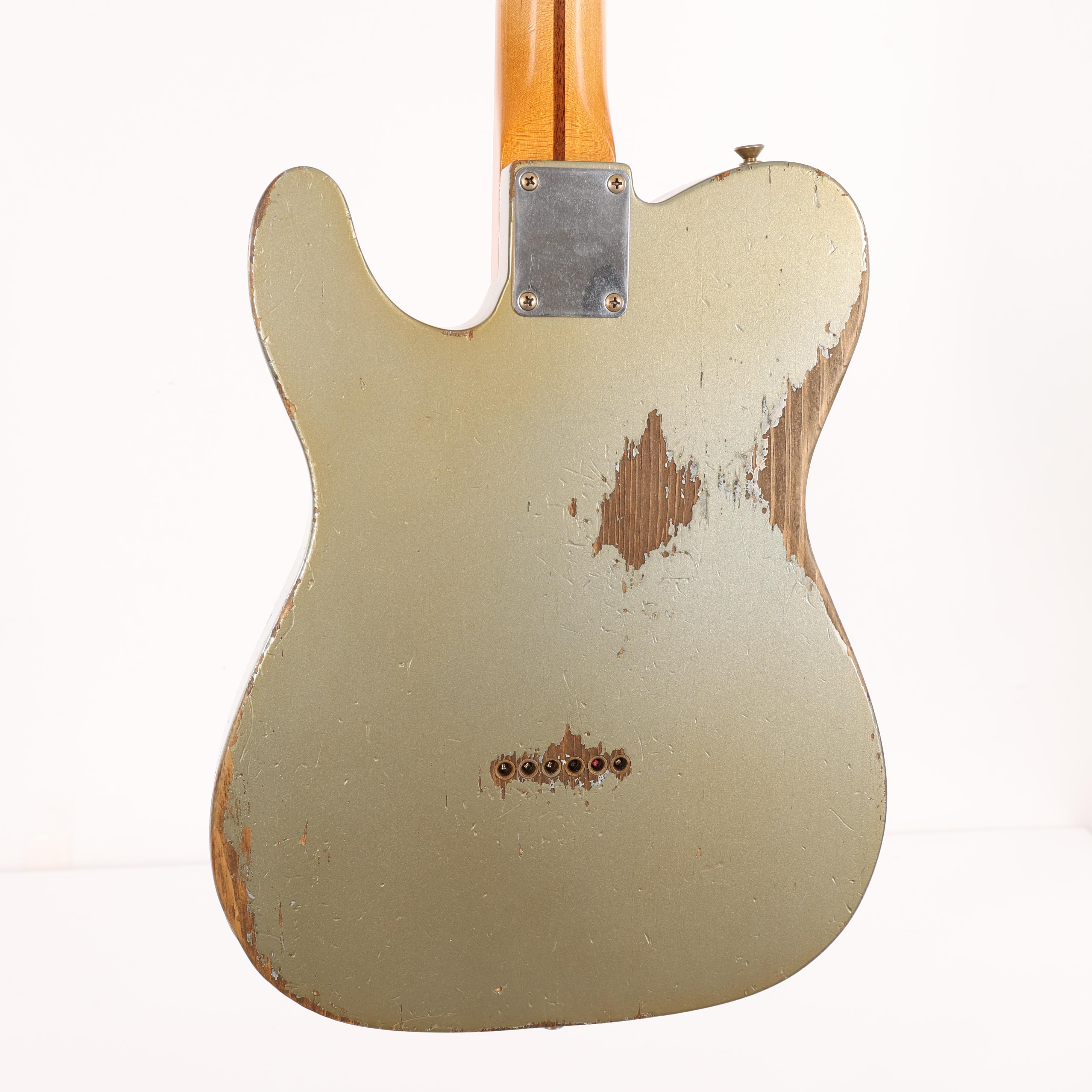 Second Hand Fender Custom Shop Levi Perry Masterbuilt Tele in Faded Aged Ice Blue - SOR01853 (5).jpg