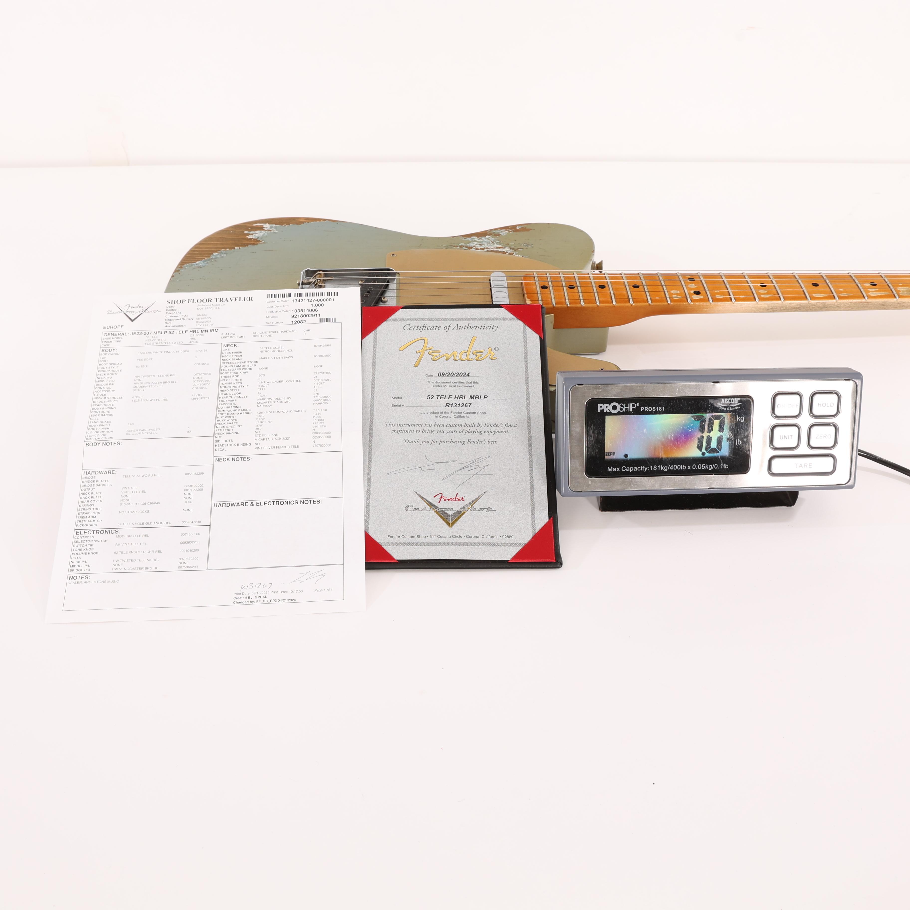 Second Hand Fender Custom Shop Levi Perry Masterbuilt Tele in Faded Aged Ice Blue - SOR01853 (8).jpg