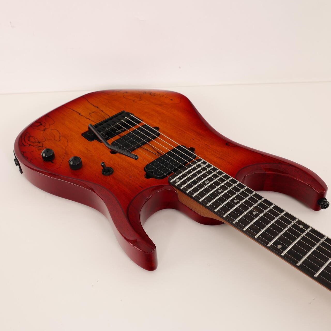 B Stock : Sterling By Music Man John Petrucci JP157D Spalted Maple Blood Orange Burst 001 - B-STJP157DS-0001 (10).jpg