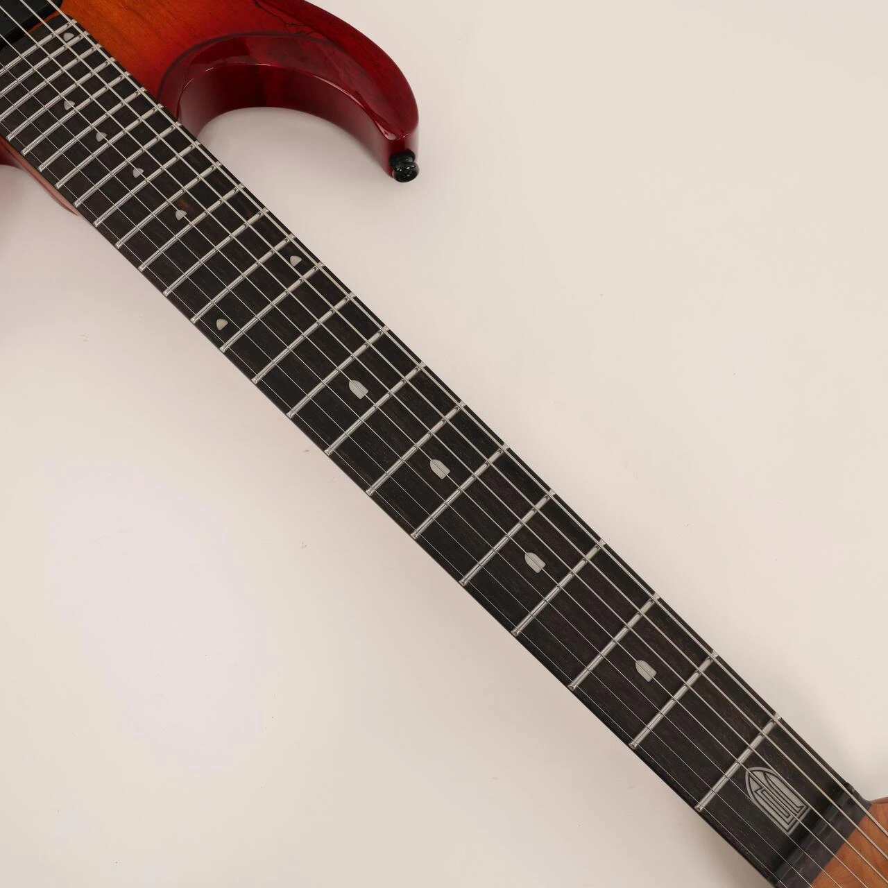 B Stock : Sterling By Music Man John Petrucci JP157D Spalted Maple Blood Orange Burst 001 - B-STJP157DS-0001 (12).jpg