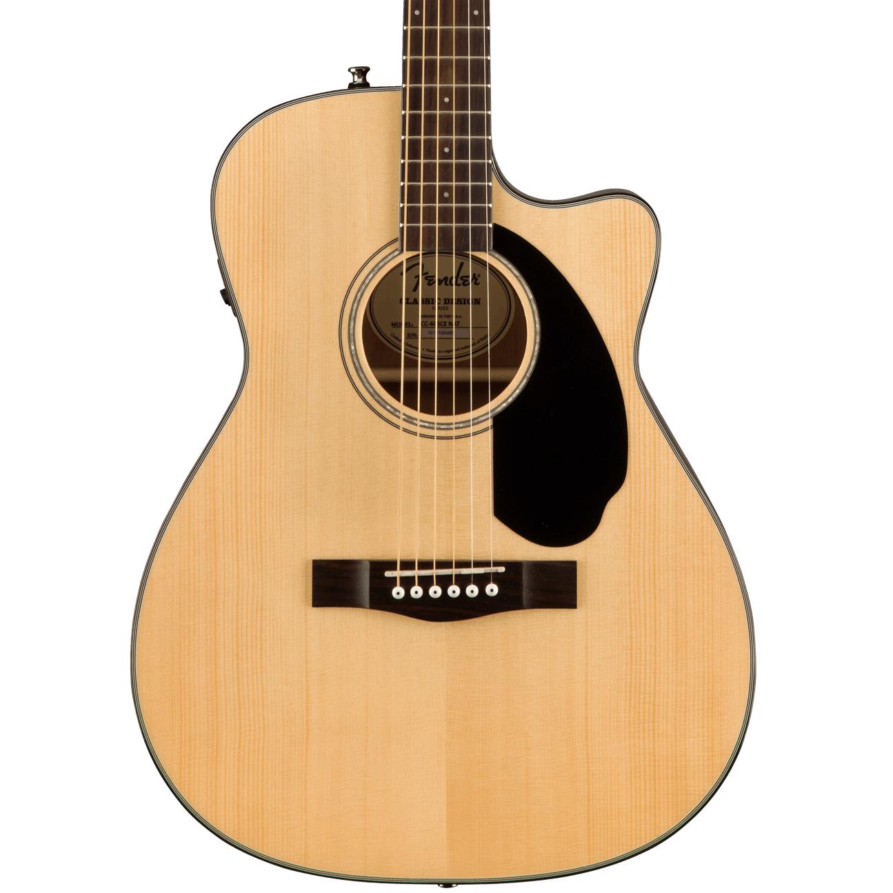 B Stock : Fender CC60SCE Concert Sized Electro Acoustic Cutaway Guitar Natural 002 - 319888-CC-60SCE-HERO.jpg