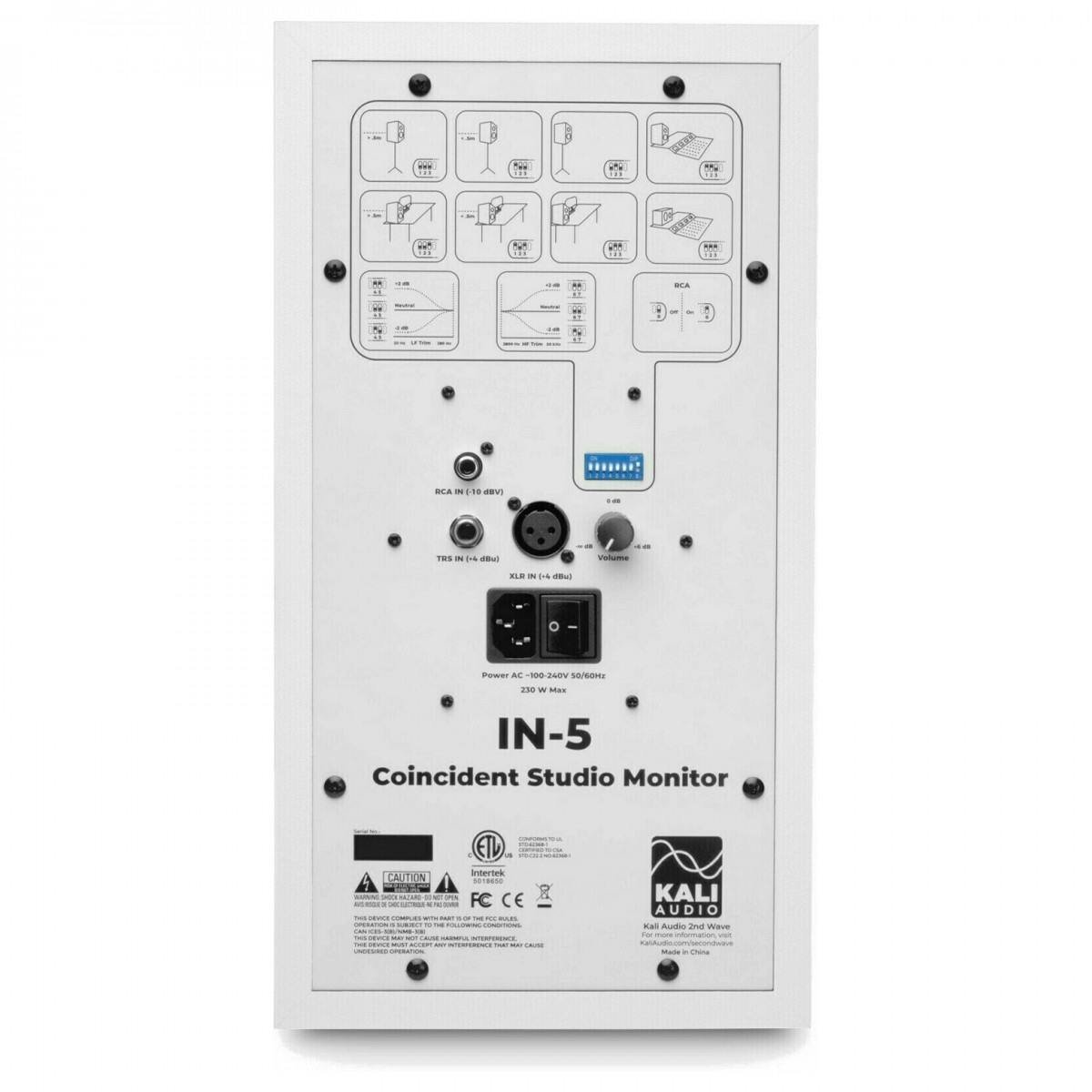 Kali Independence 5" 3-Way Monitor in White - 525343-3.jpg