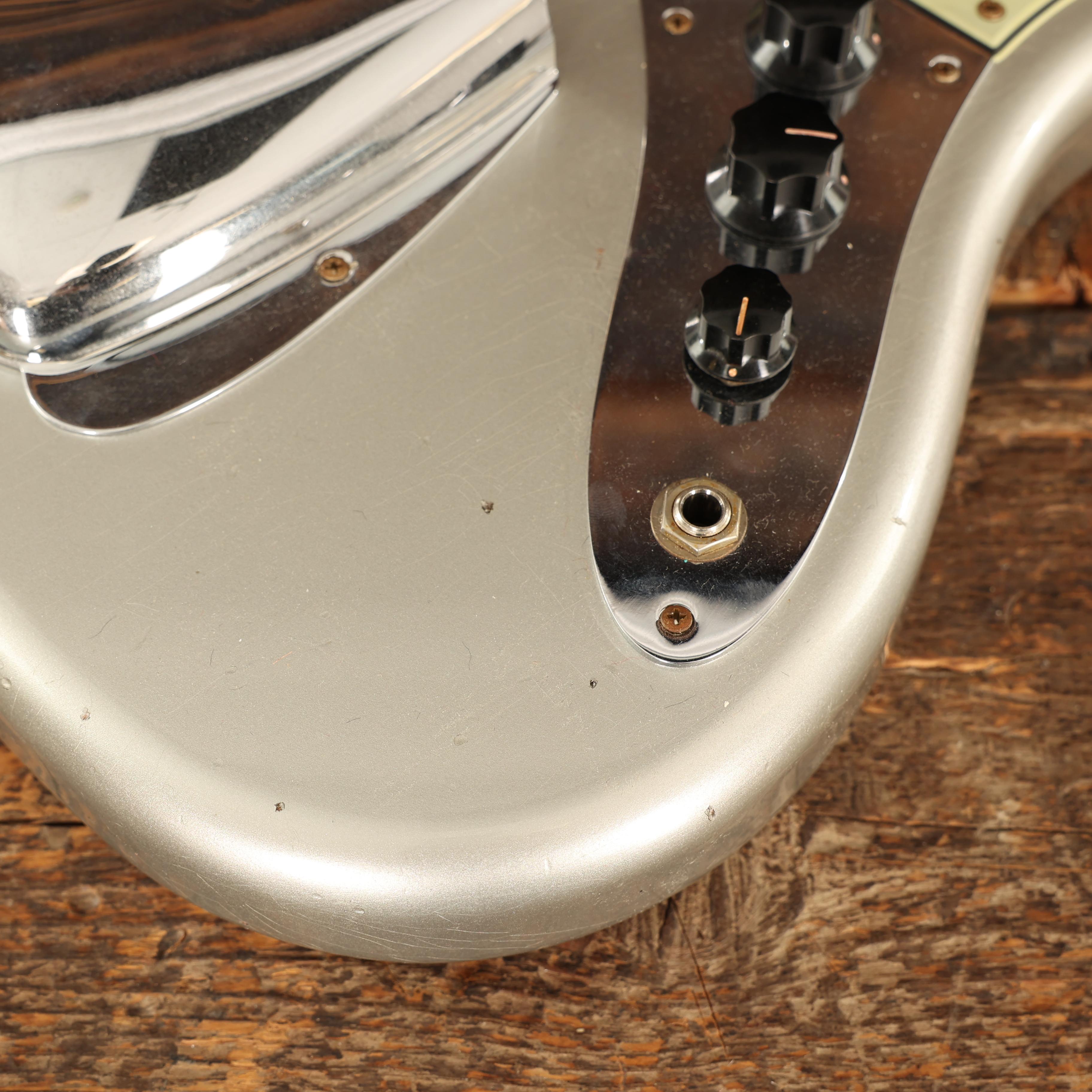 Fender Custom Shop '65 Journeyman Relic Jazz Bass in Faded Inca Silver - CZ587331 (12).jpg