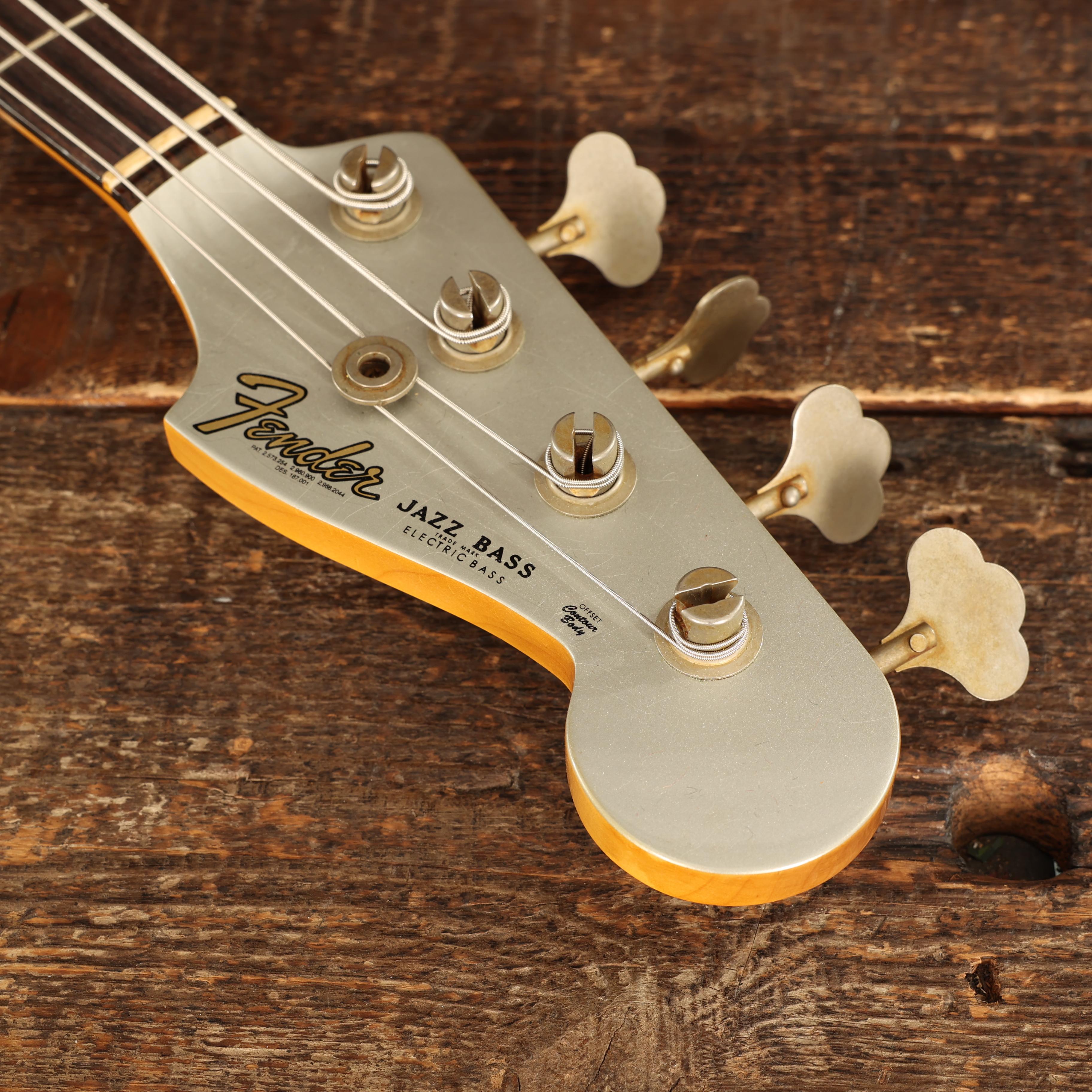 Fender Custom Shop '65 Journeyman Relic Jazz Bass in Faded Inca Silver - CZ587331 (16).jpg