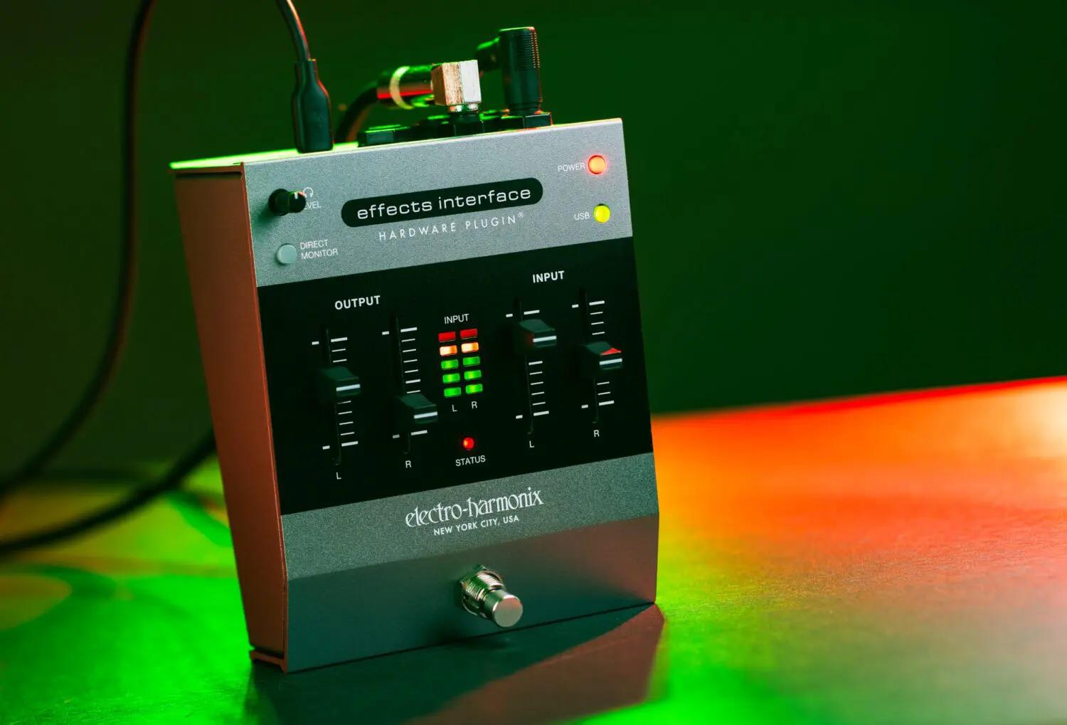 Electro Harmonix EHX Effects Interface Hardware Plugin Pedal
